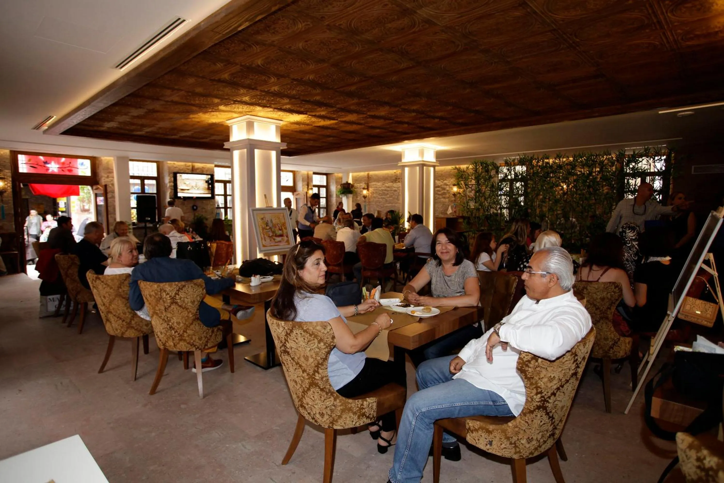 group of guests in Orchis Hotel