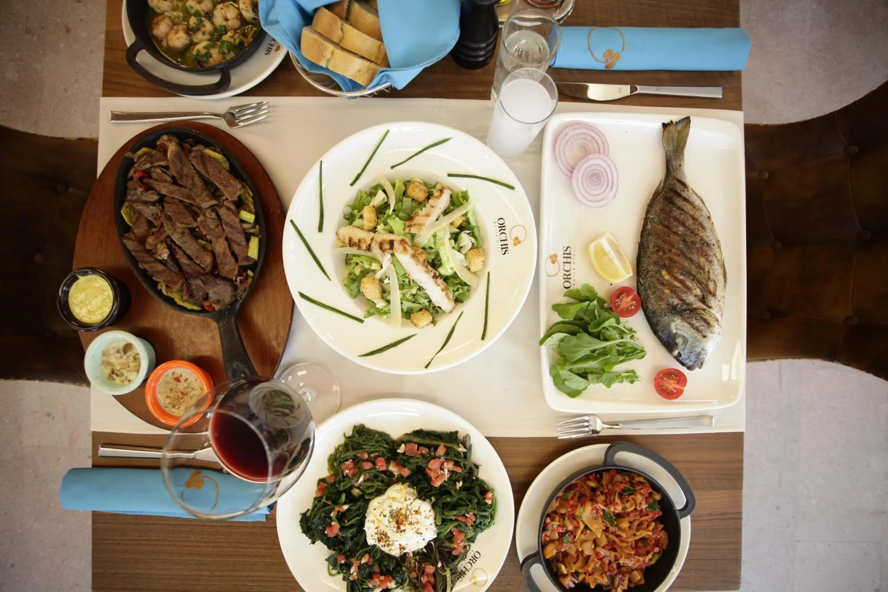 Dinner in Orchis Hotel