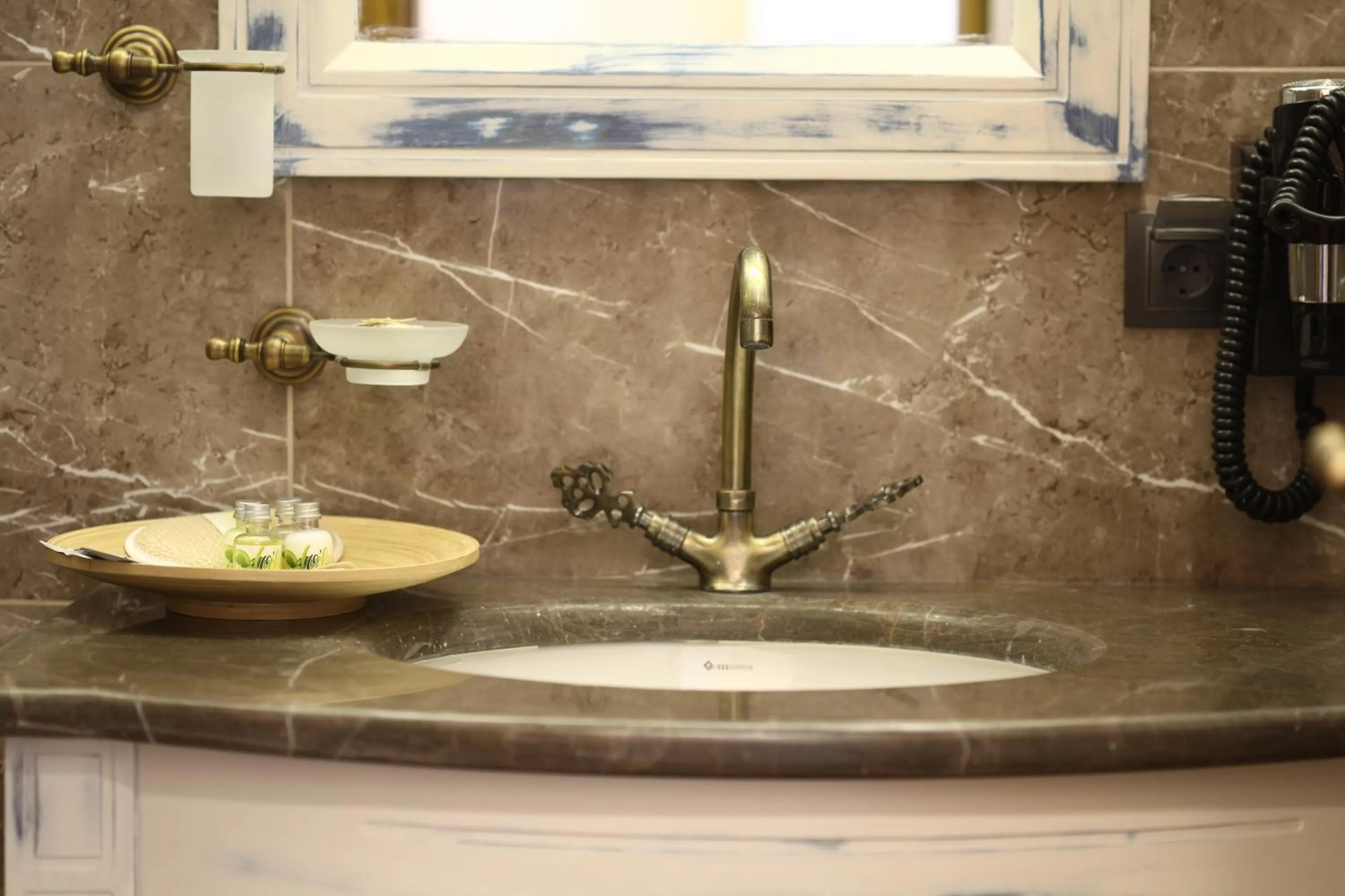 Decorative detail in Orchis Hotel