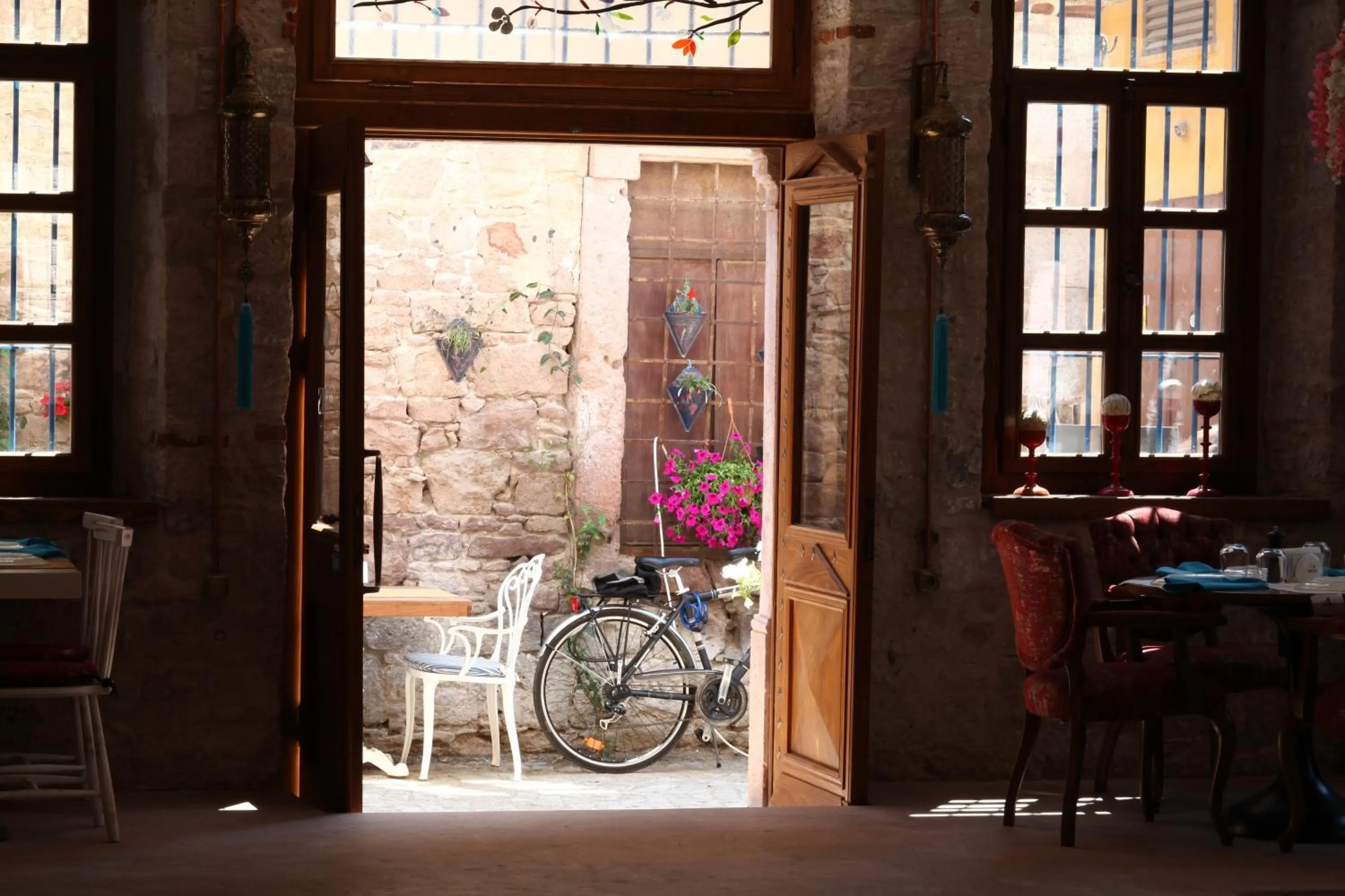 Garden in Orchis Hotel