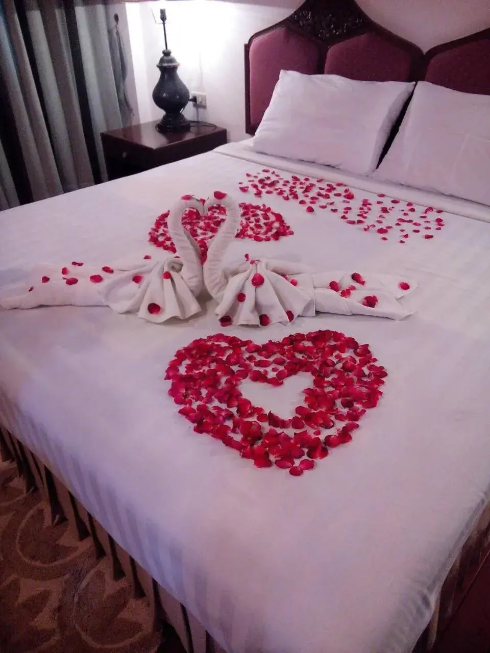 Bed in Tangerine Ville Hotel Bed in Tangerine Ville Hotel