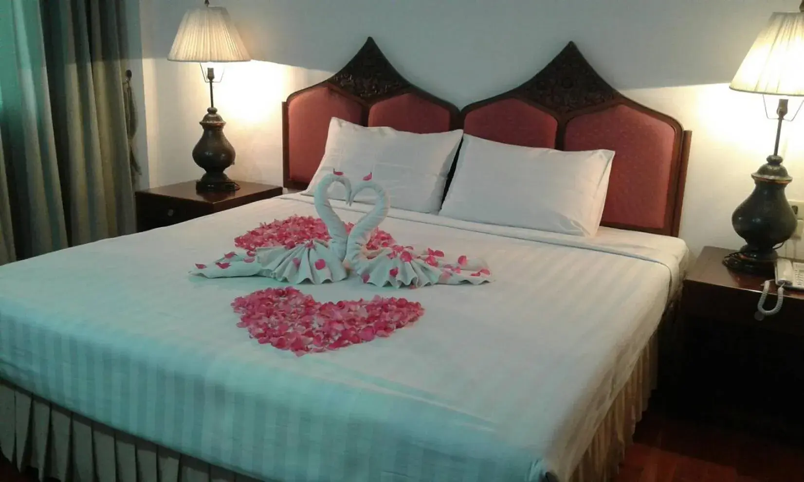 Bed in Tangerine Ville Hotel Bed in Tangerine Ville Hotel