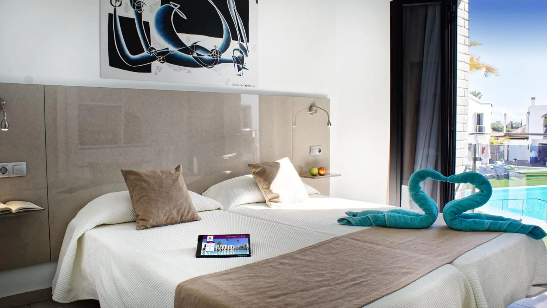 Bed in FBC Fortuny Resort - Adults Only