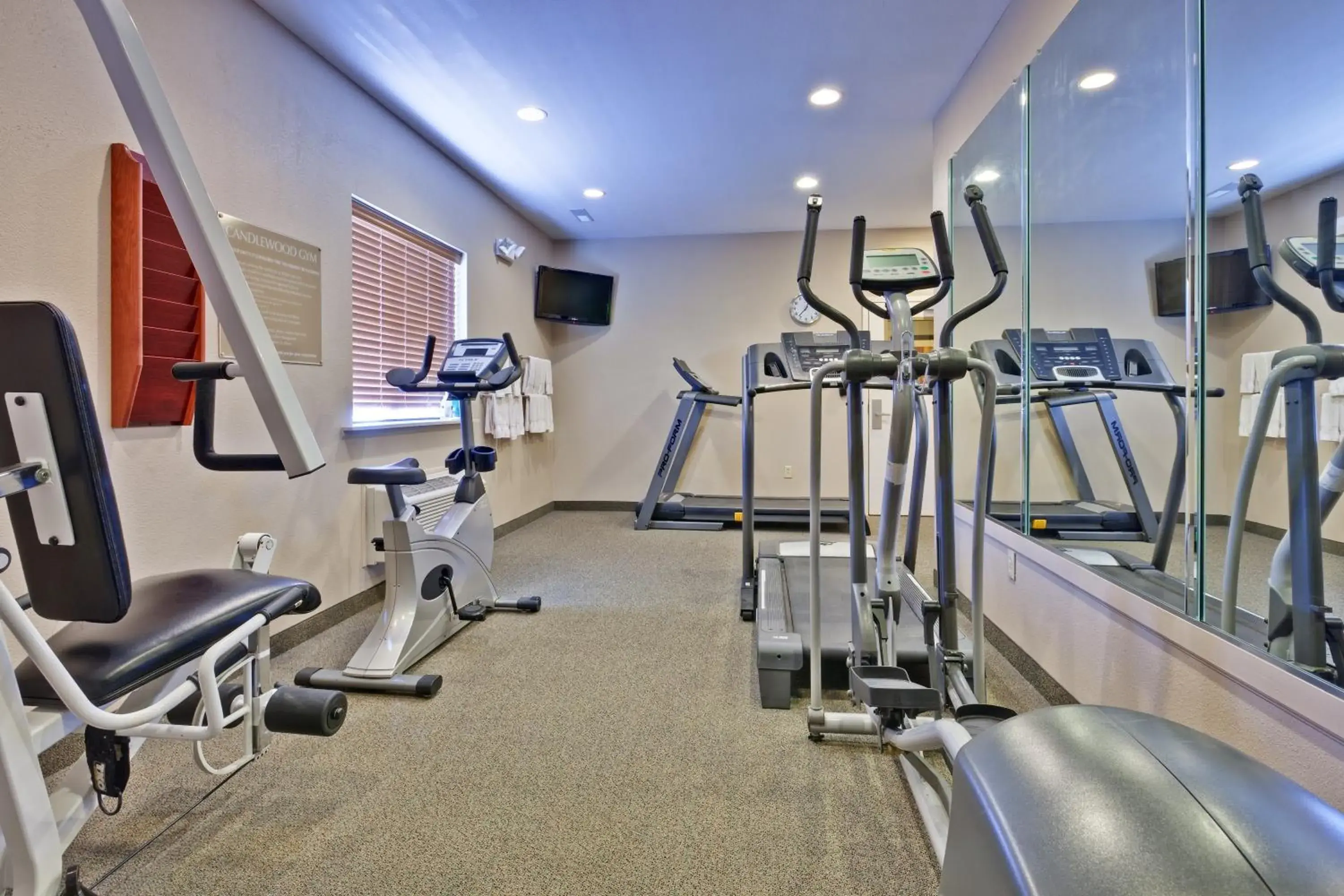 Fitness centre/facilities in Candlewood Suites Clarksville by IHG Fitness centre/facilities in Candlewood Suites Clarksville by IHG