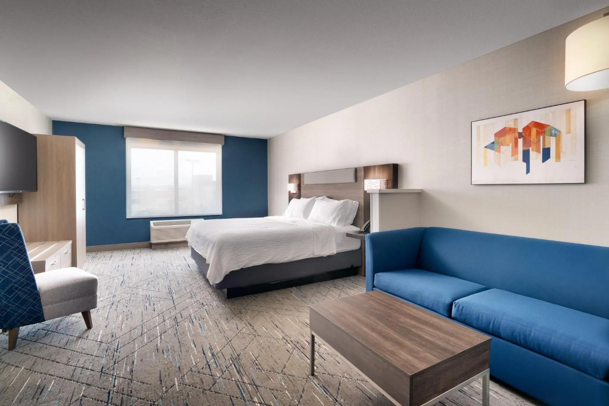 Bedroom, Bed in Holiday Inn Express Hotel & Suites Cheyenne by IHG