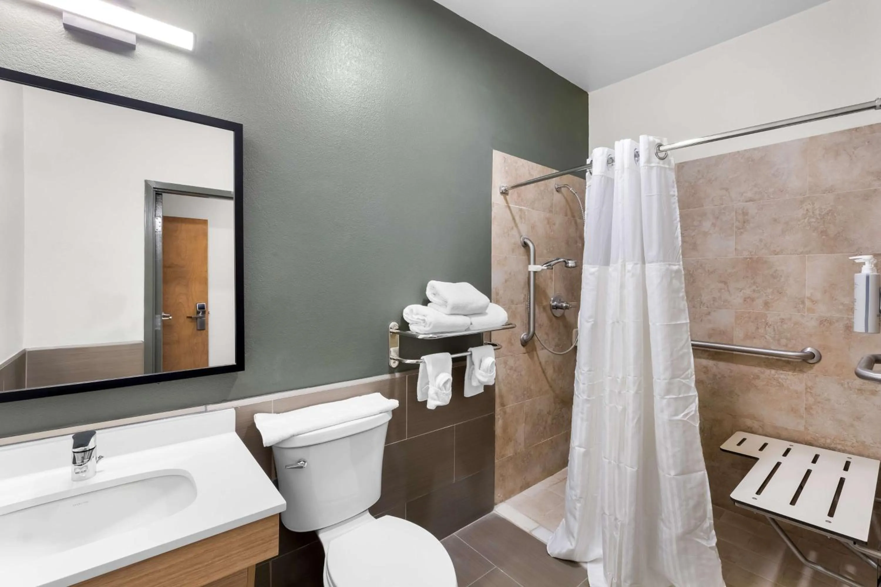 Bathroom in Baymont by Wyndham Calhoun