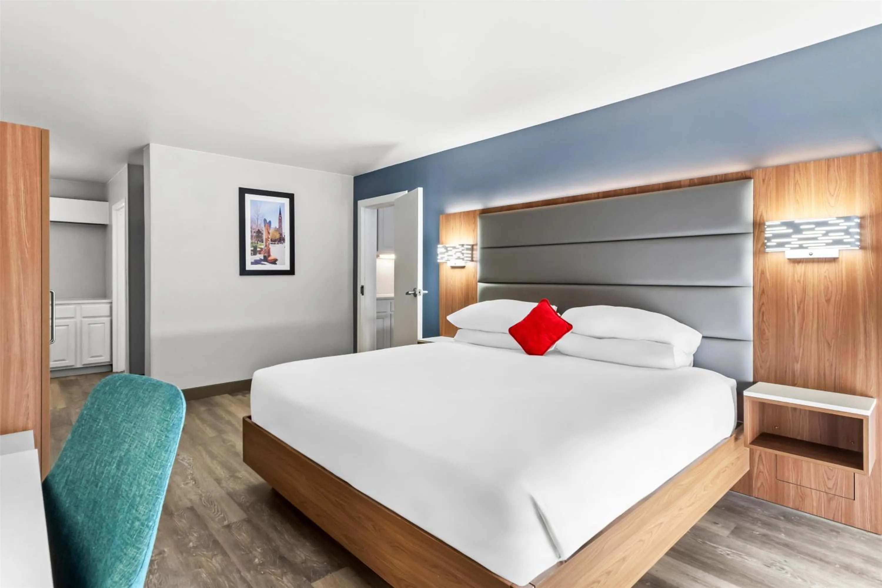 Bed in Red Lion Hotel Cheyenne