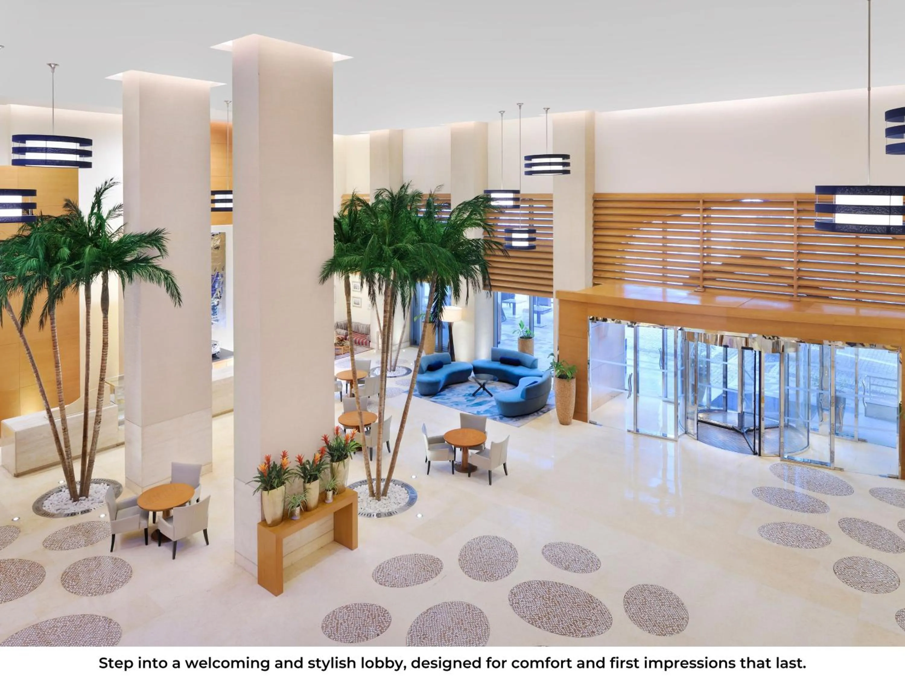 Lobby or reception in Mövenpick Hotel Jumeirah Beach