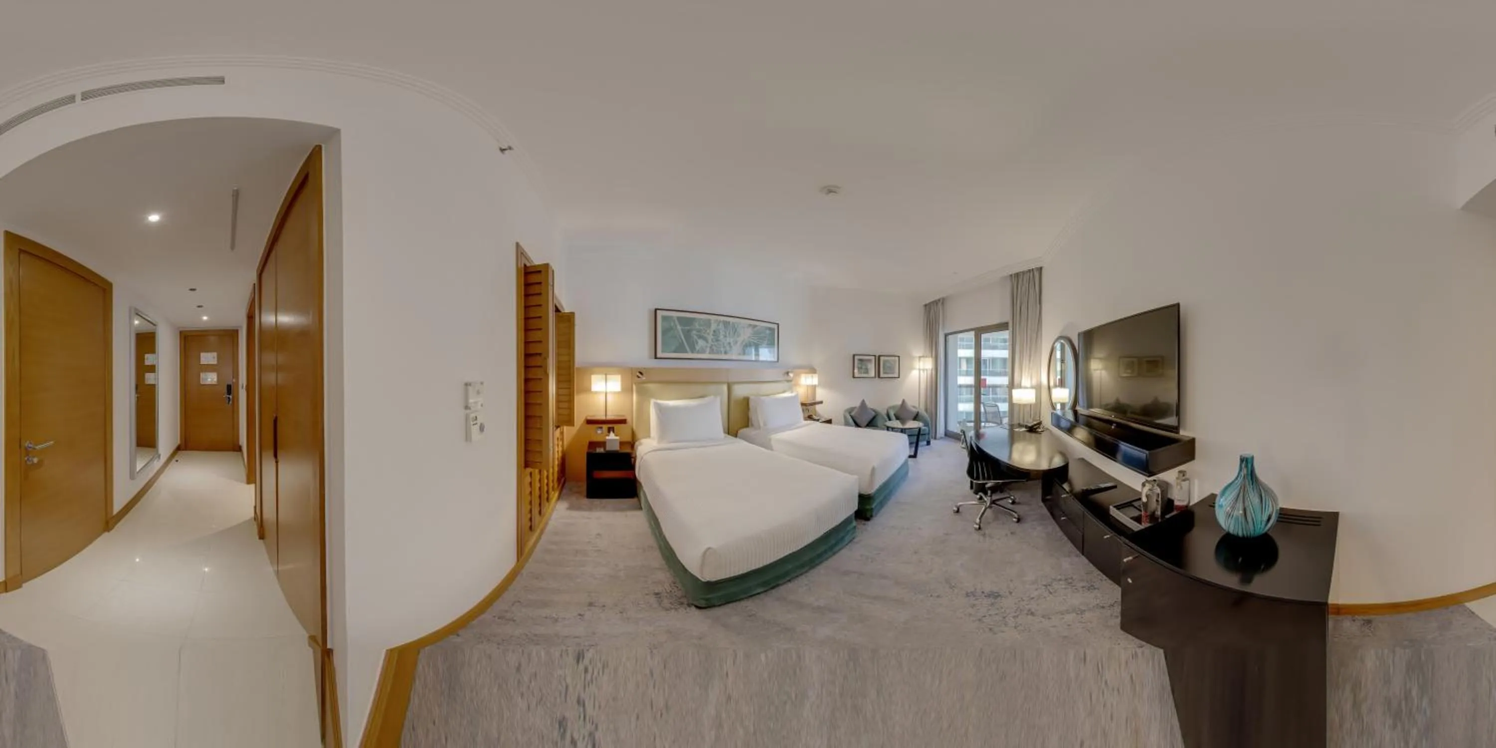 Bed in Mövenpick Hotel Jumeirah Beach