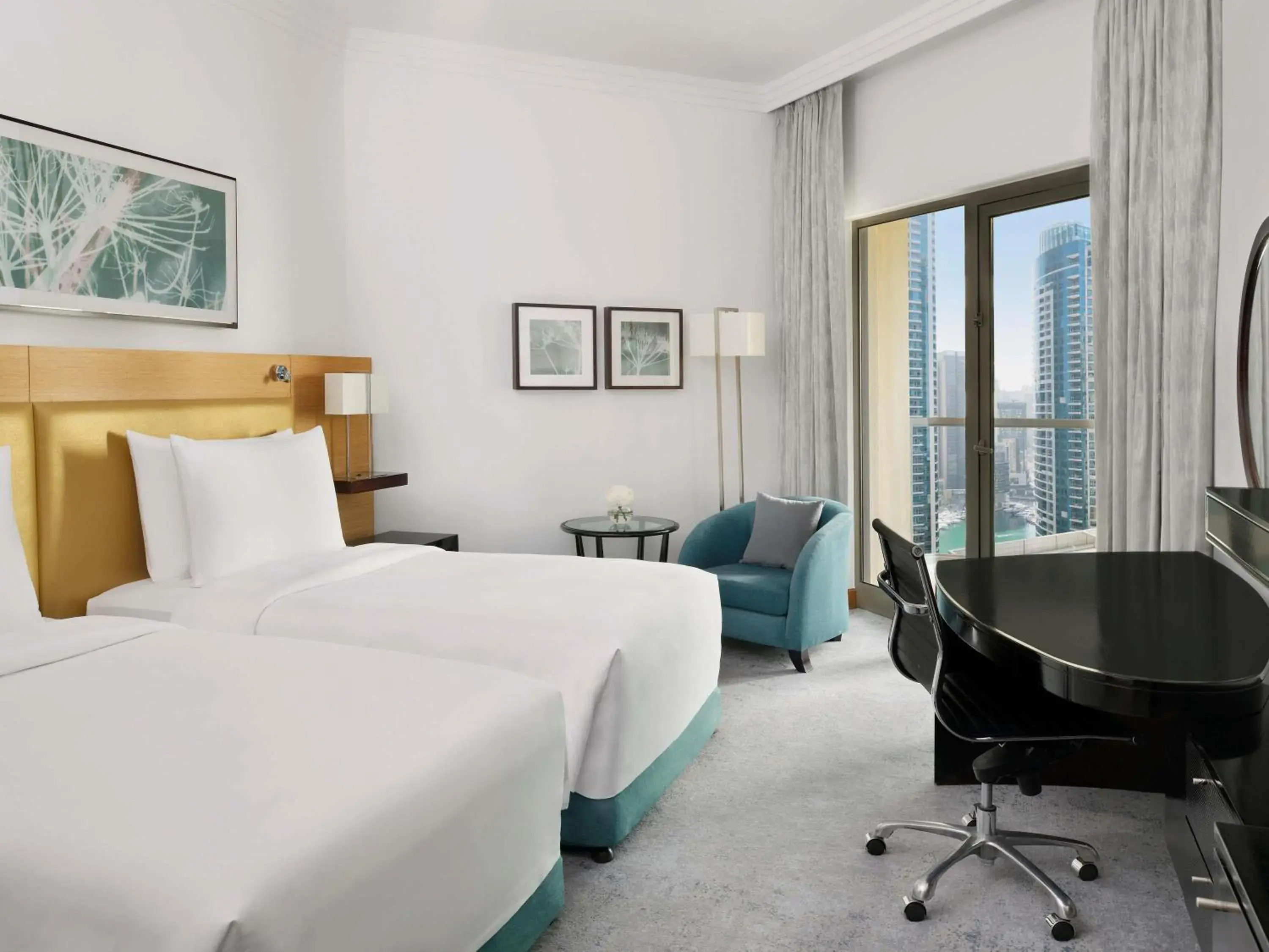 Bedroom, Bed in Mövenpick Hotel Jumeirah Beach Bedroom, Bed in Mövenpick Hotel Jumeirah Beach