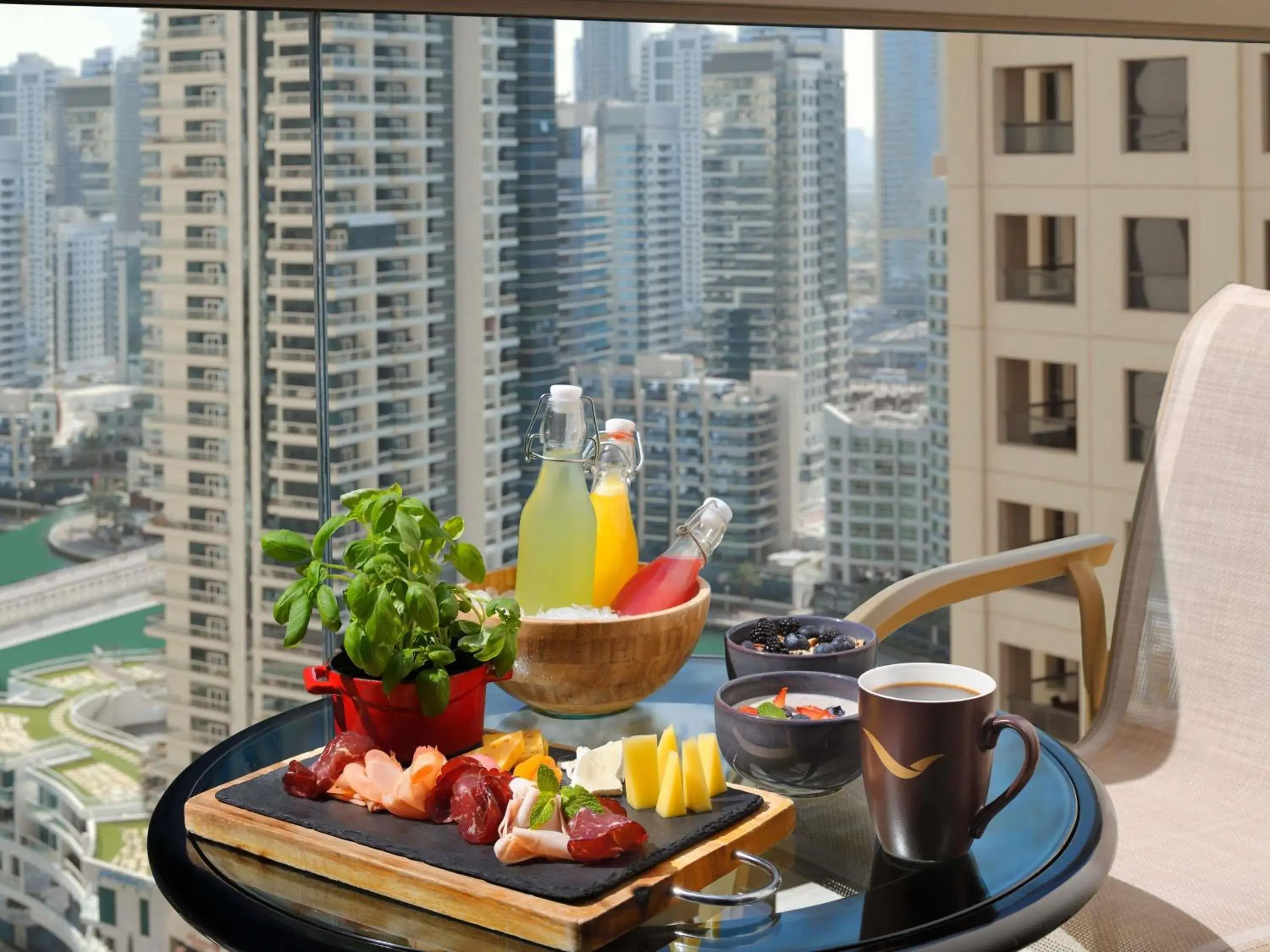 Bedroom in Mövenpick Hotel Jumeirah Beach Bedroom in Mövenpick Hotel Jumeirah Beach