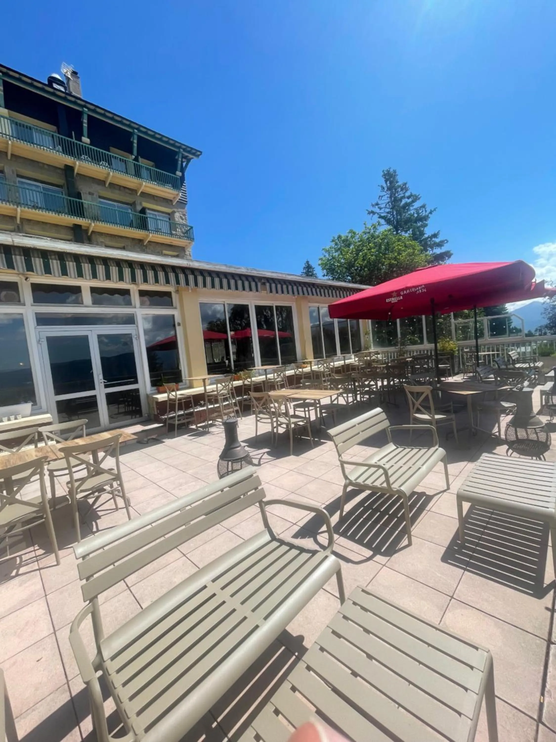 Patio in Hotel des Pyrénées