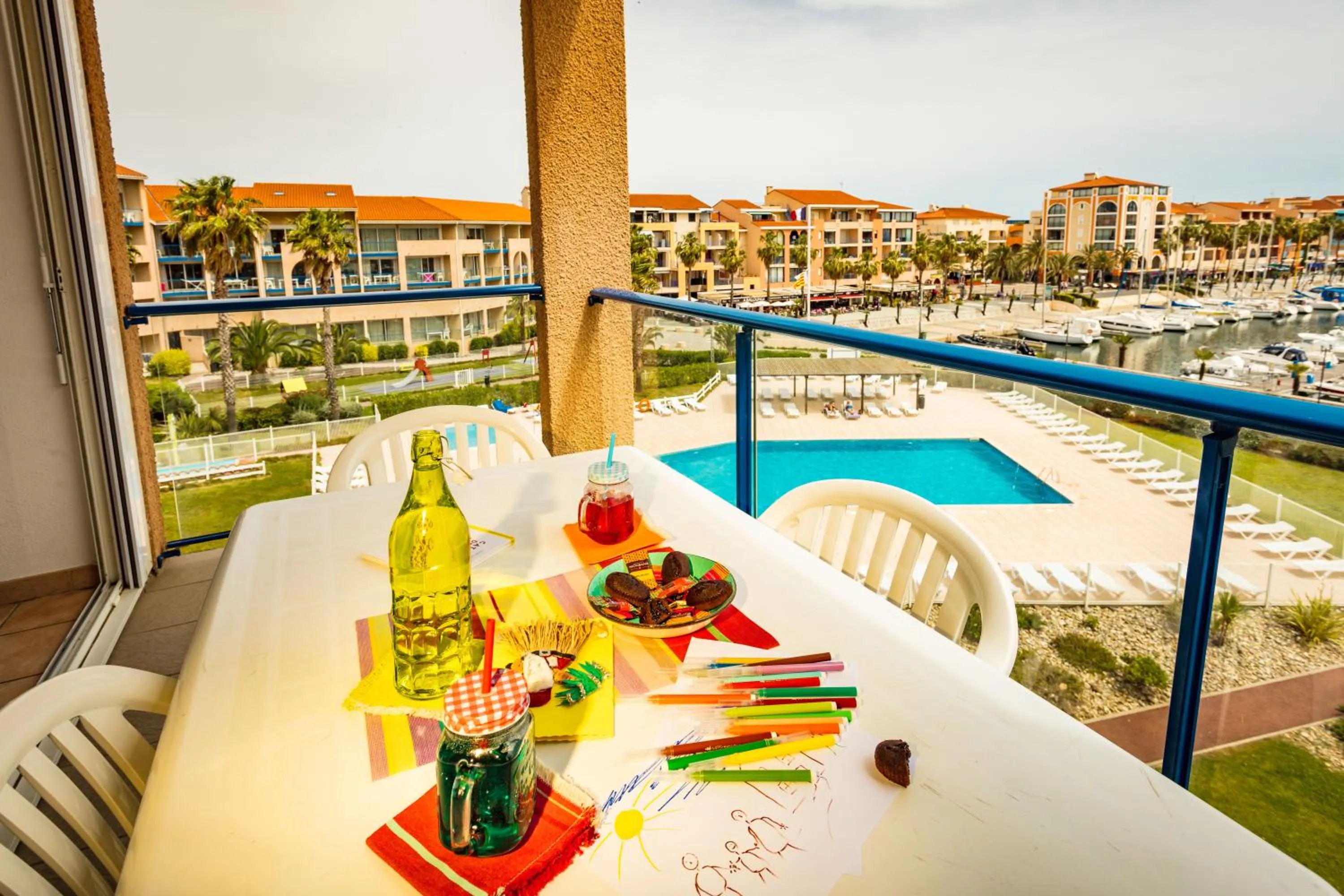 Balcony/Terrace in Résidence Mer & Golf Port Argelès