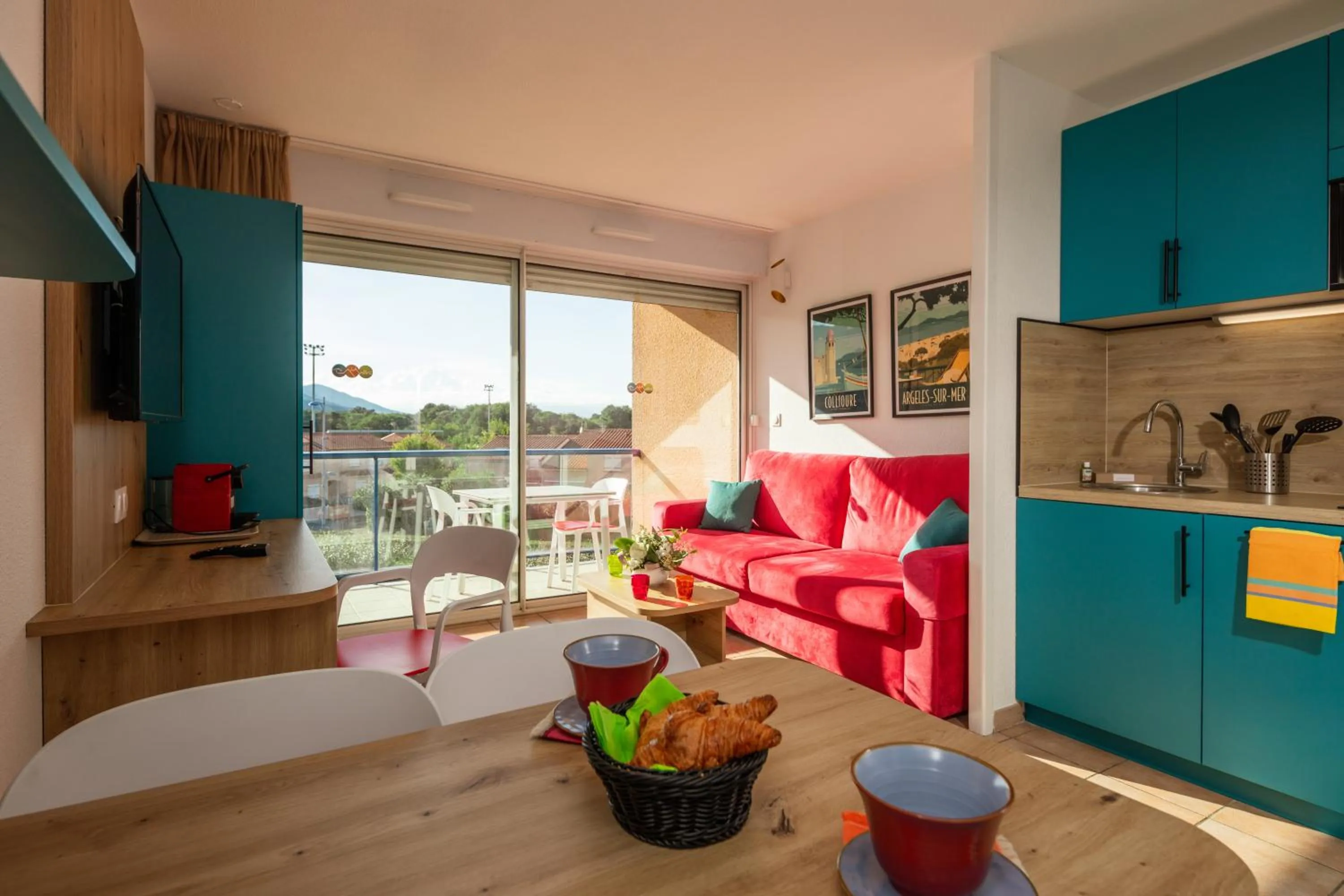 Balcony/Terrace in Résidence Mer & Golf Port Argelès