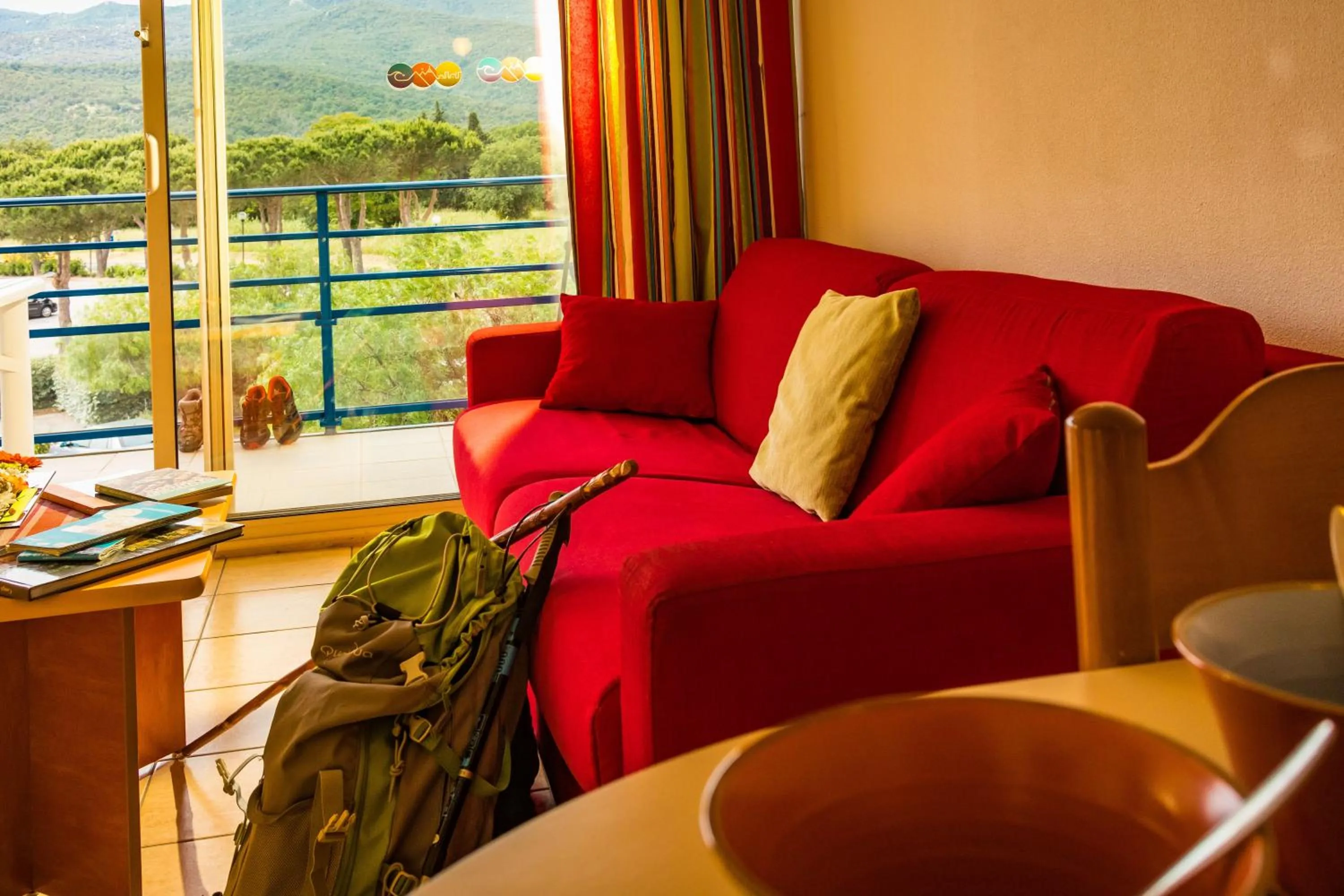 Living room in Résidence Mer & Golf Port Argelès
