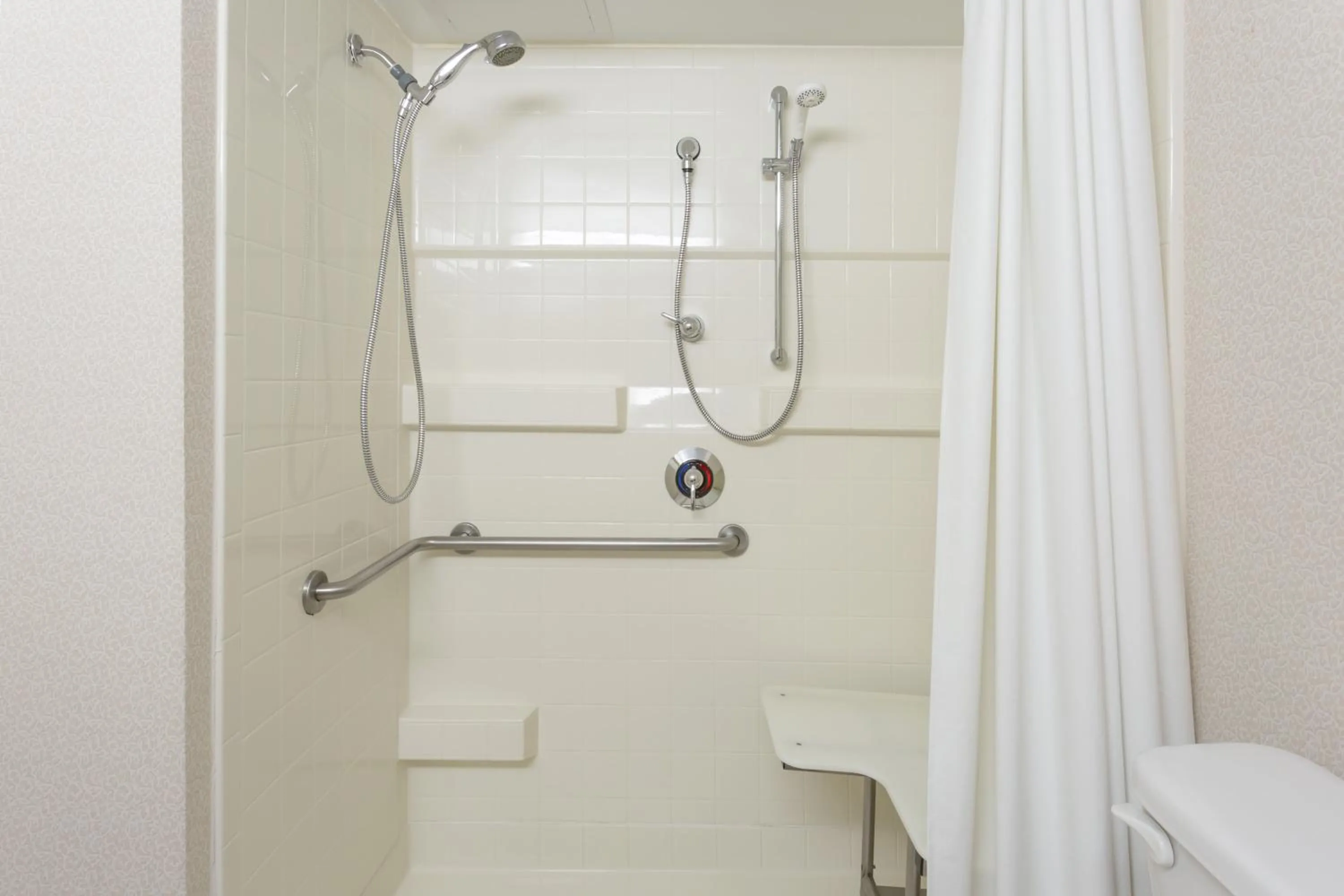 Shower in Ramada by Wyndham Triangle/Quantico