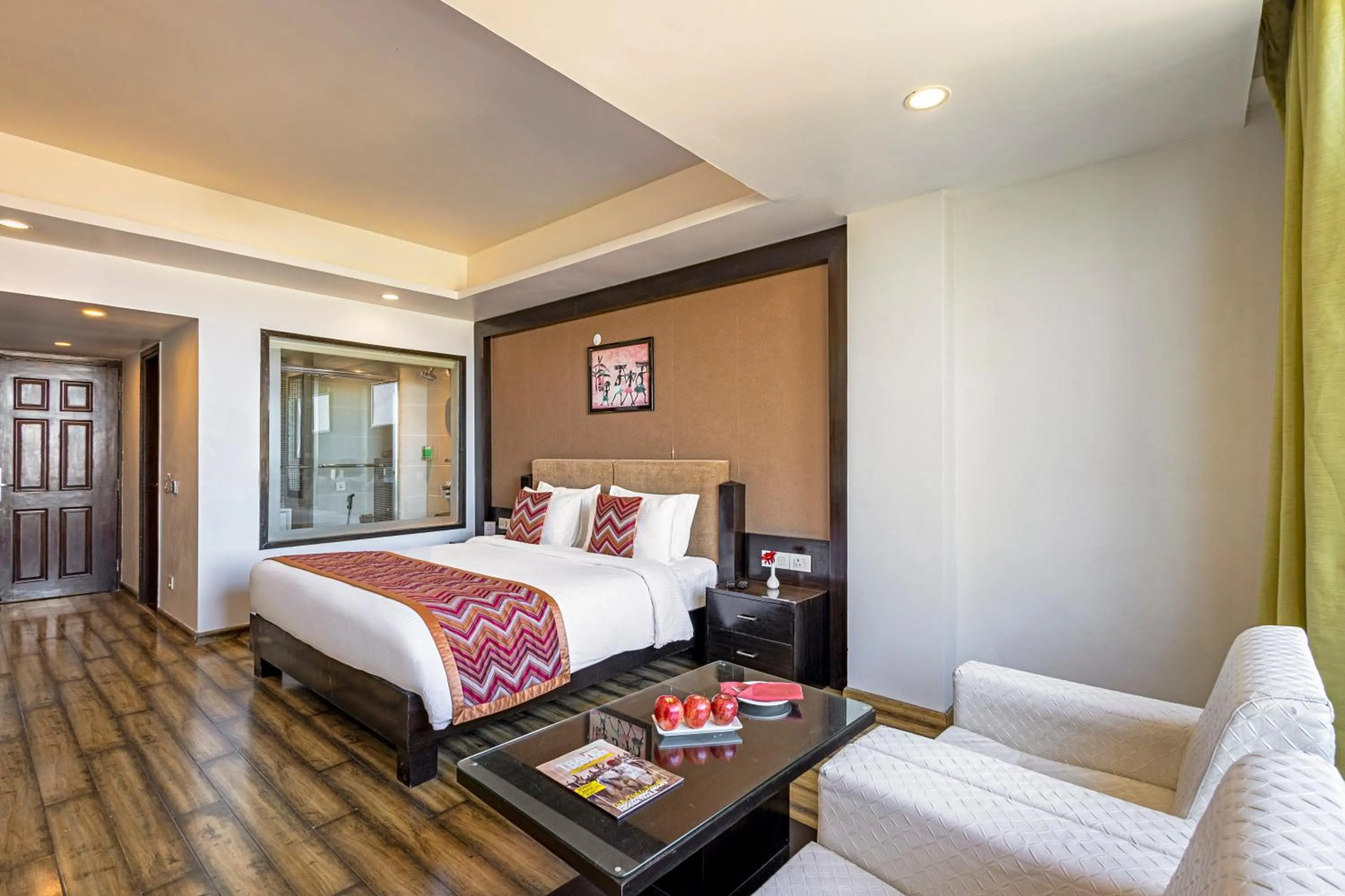 Bedroom, Bed in Sterling Kufri