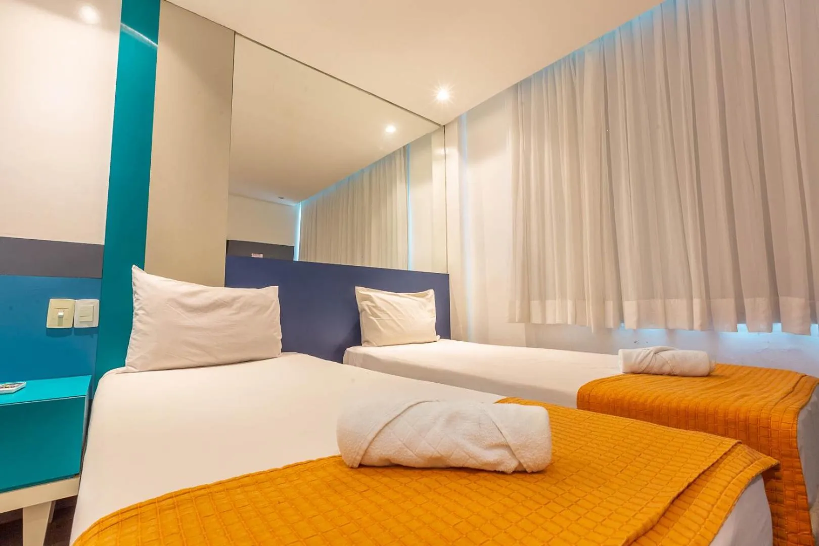 Bedroom, Bed in Rede Andrade Navegantes