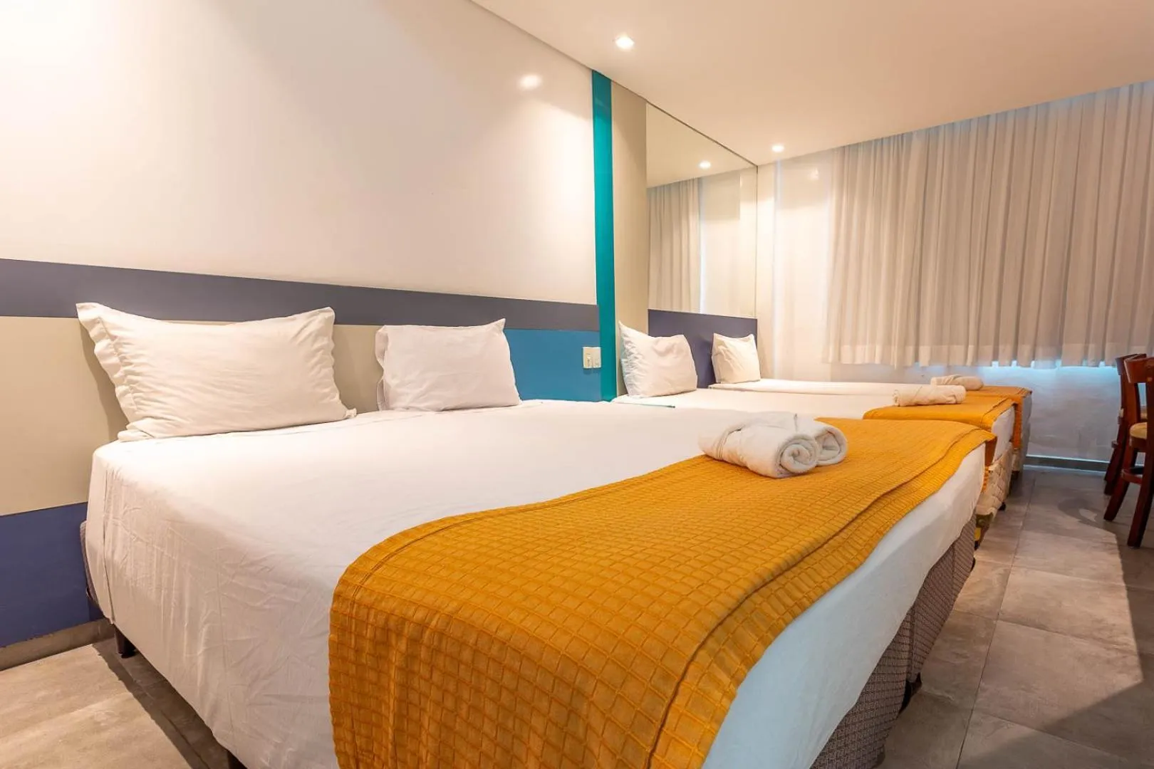 Bedroom, Bed in Rede Andrade Navegantes