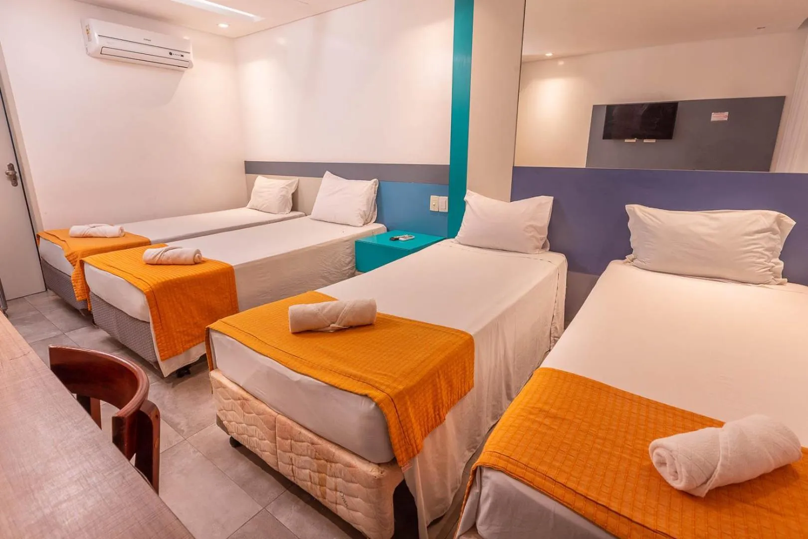 Bedroom, Bed in Rede Andrade Navegantes