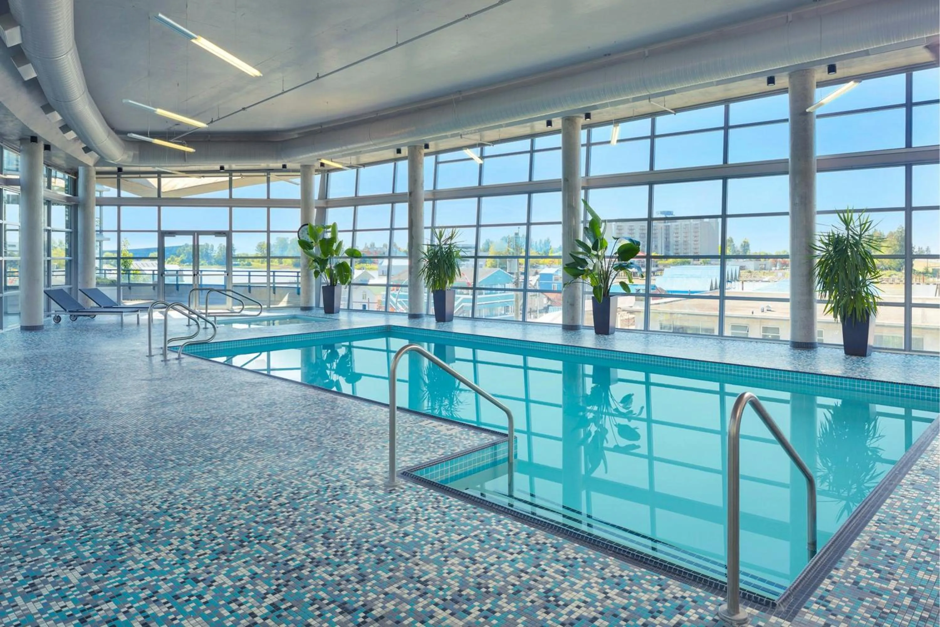 Swimming pool in The Westin Wall Centre, Vancouver Airport