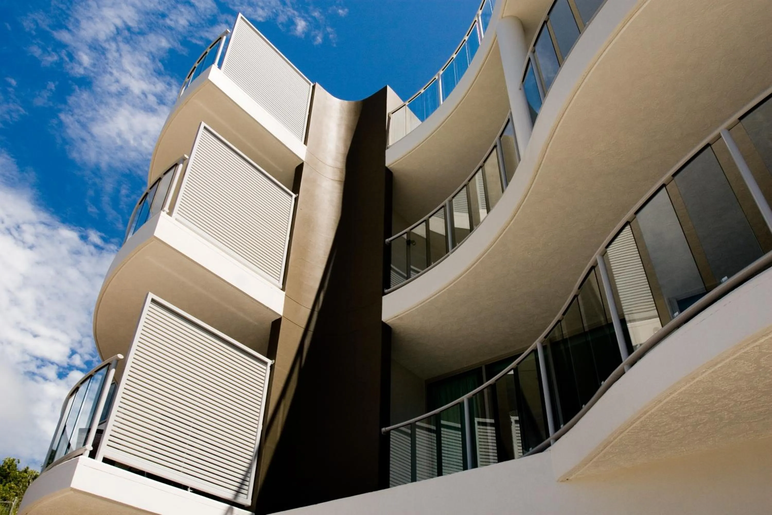 Facade/entrance in at Marina Shores