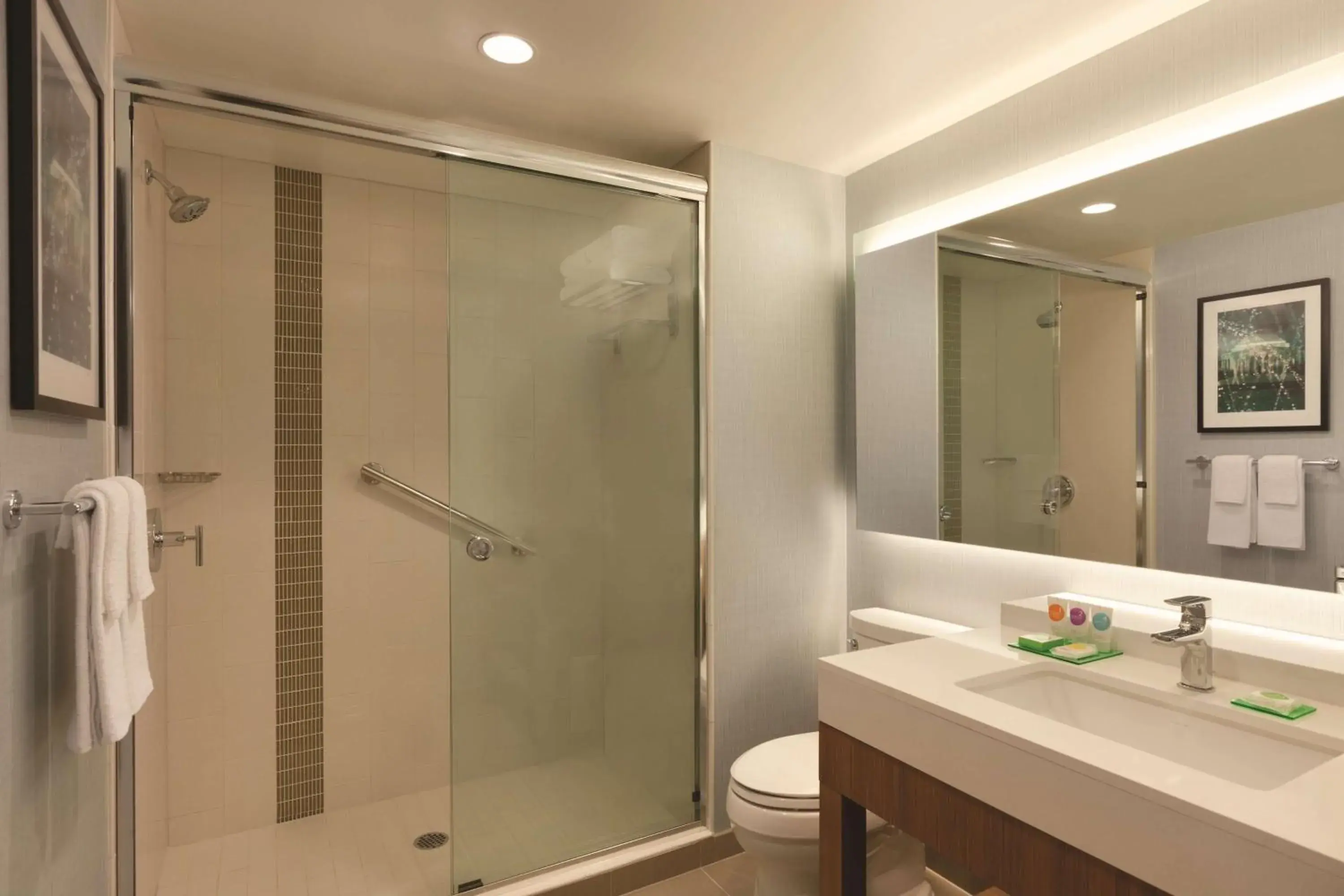 Bathroom in Hyatt Place Washington DC/Georgetown/West End Bathroom in Hyatt Place Washington DC/Georgetown/West End
