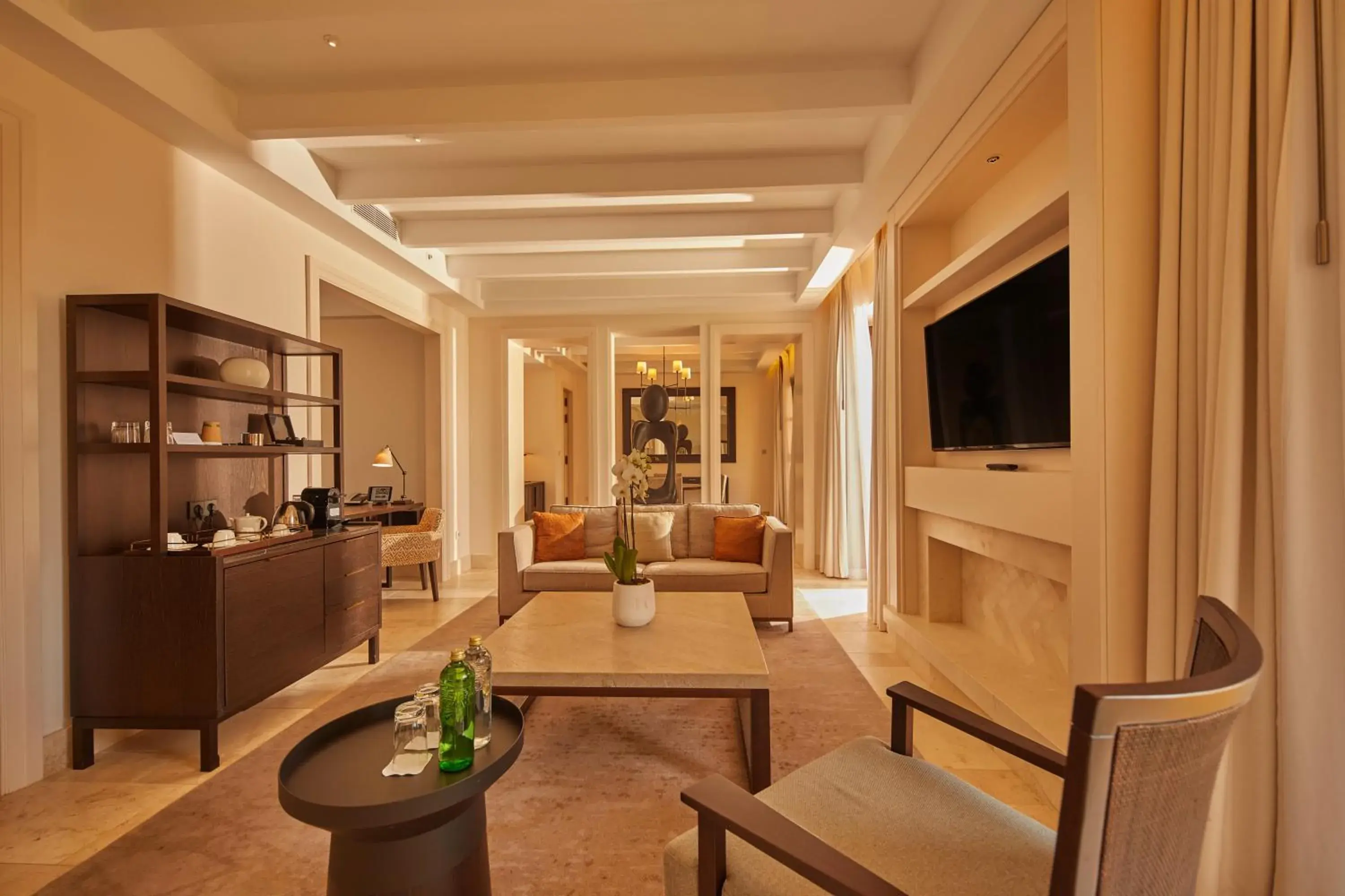 Living room in CAP VERMELL GRAND HOTEL Living room in CAP VERMELL GRAND HOTEL