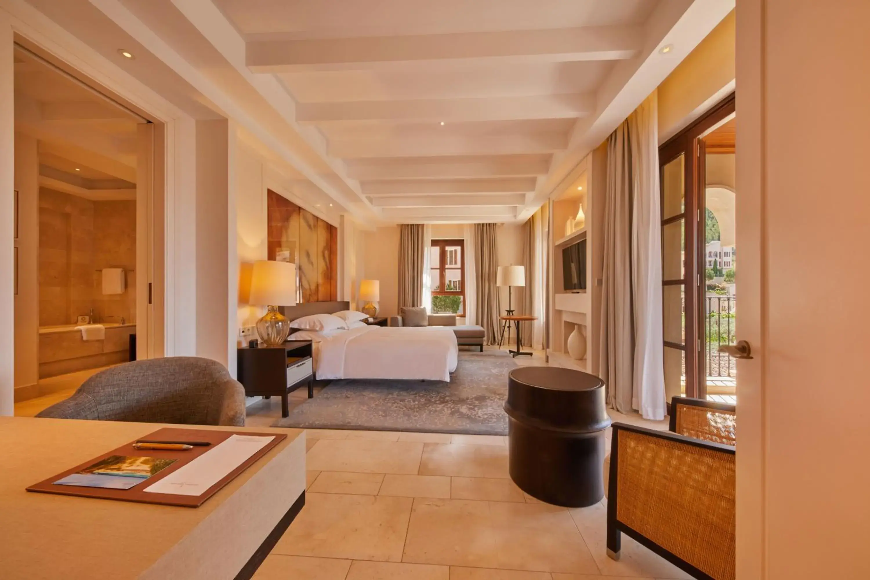 Bedroom, Bed in CAP VERMELL GRAND HOTEL Bedroom, Bed in CAP VERMELL GRAND HOTEL