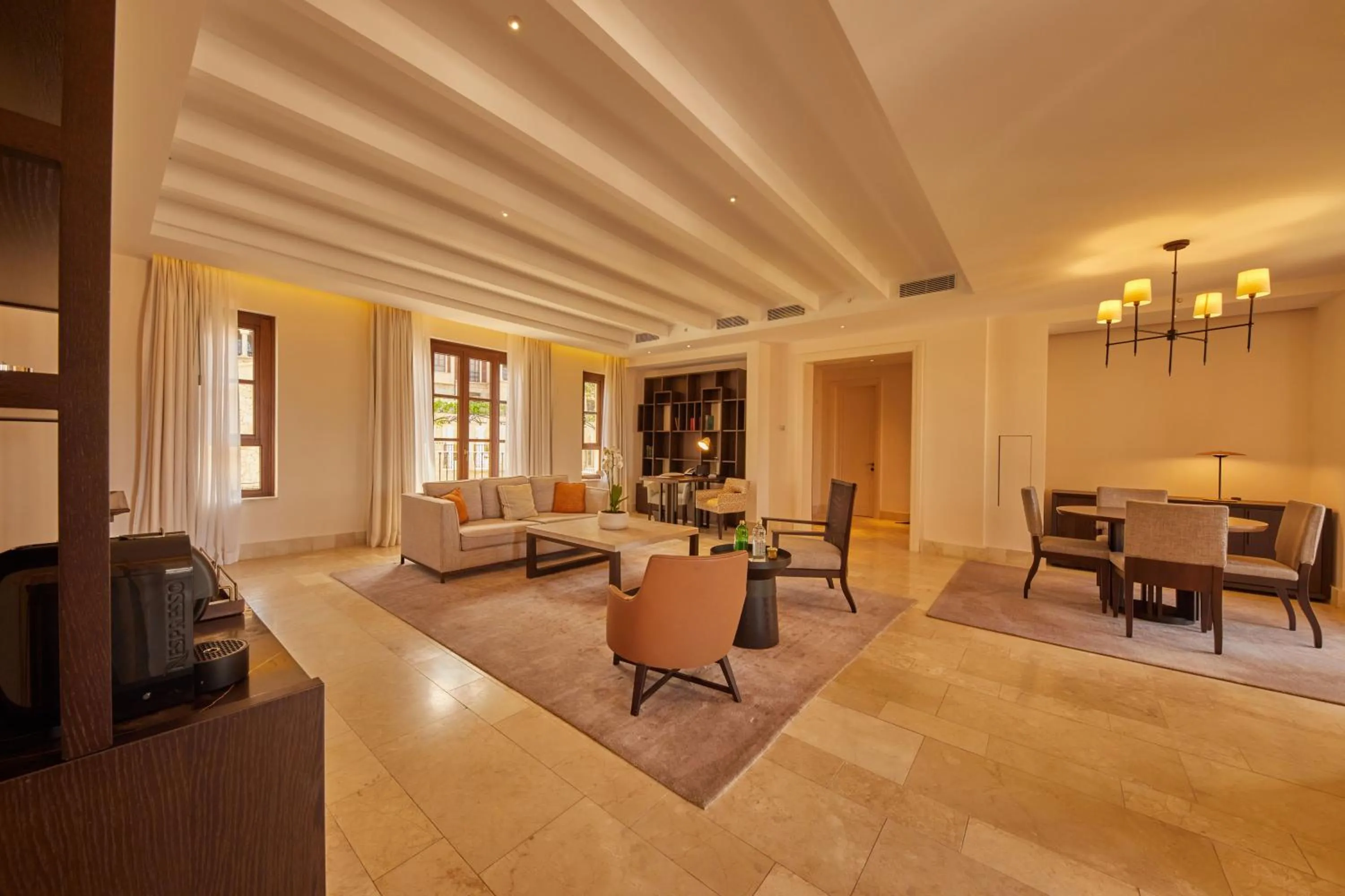 Living room in CAP VERMELL GRAND HOTEL