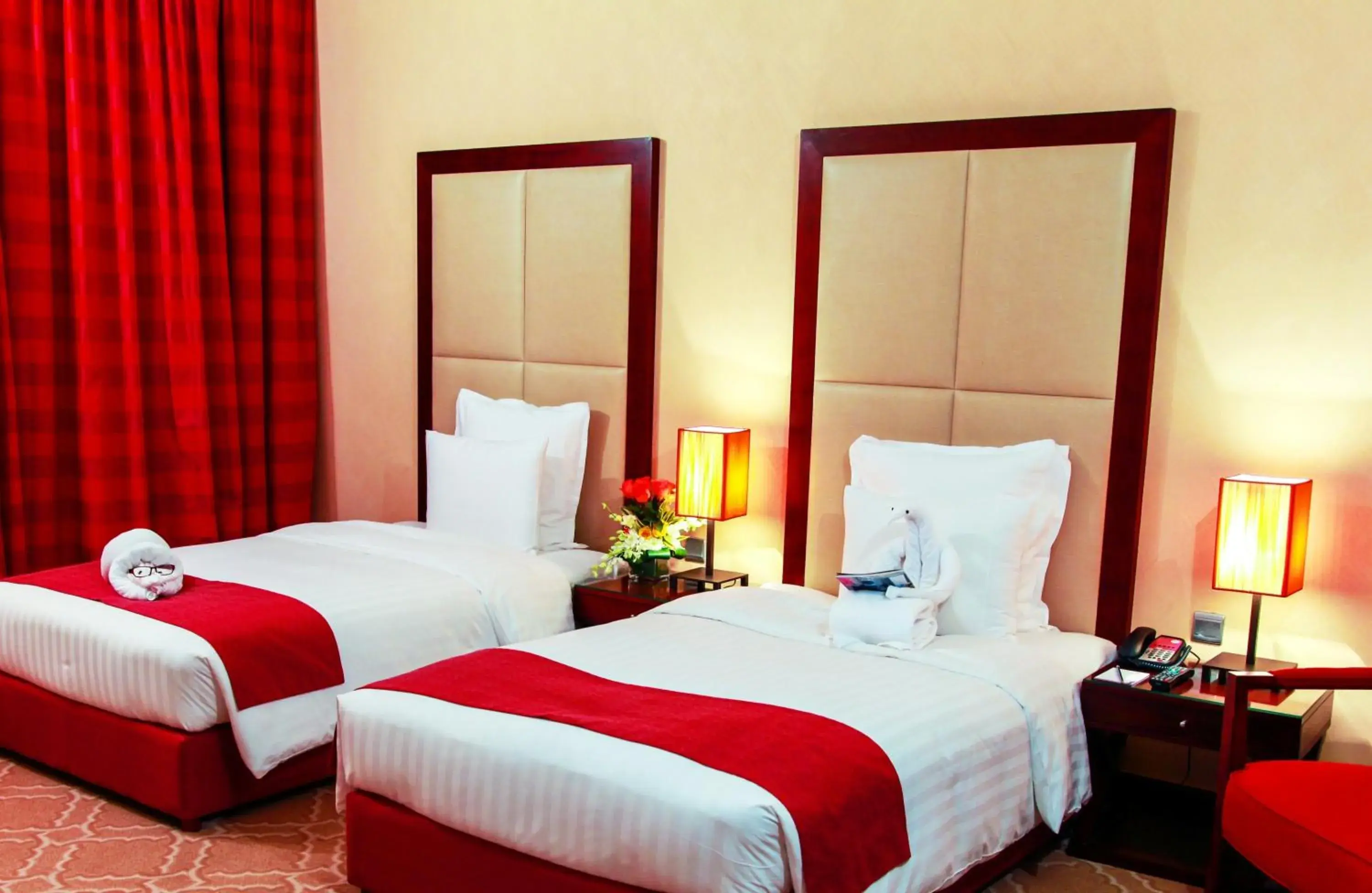 Bedroom, Bed in Grand Regal Hotel