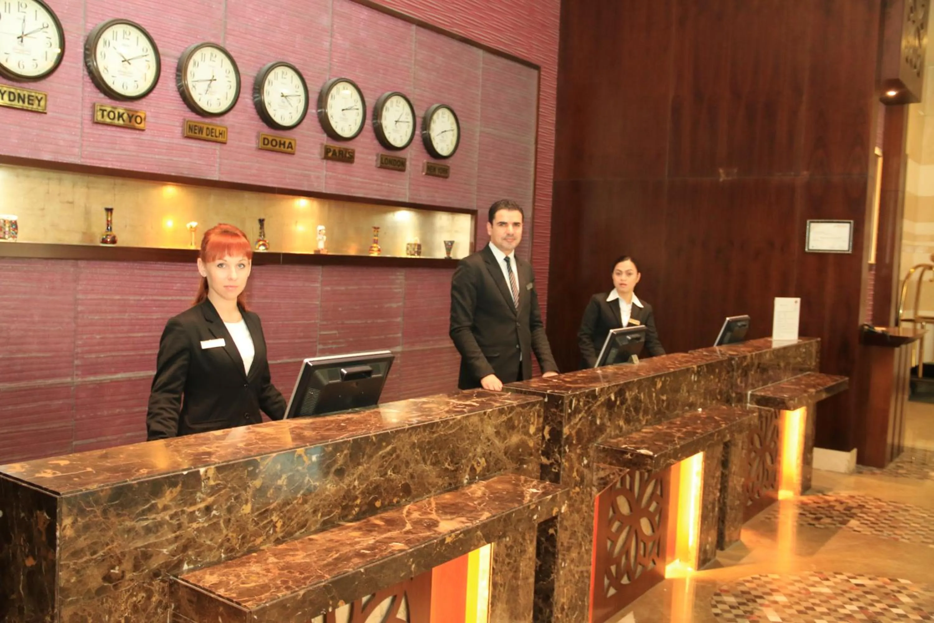 Lobby or reception in Grand Regal Hotel