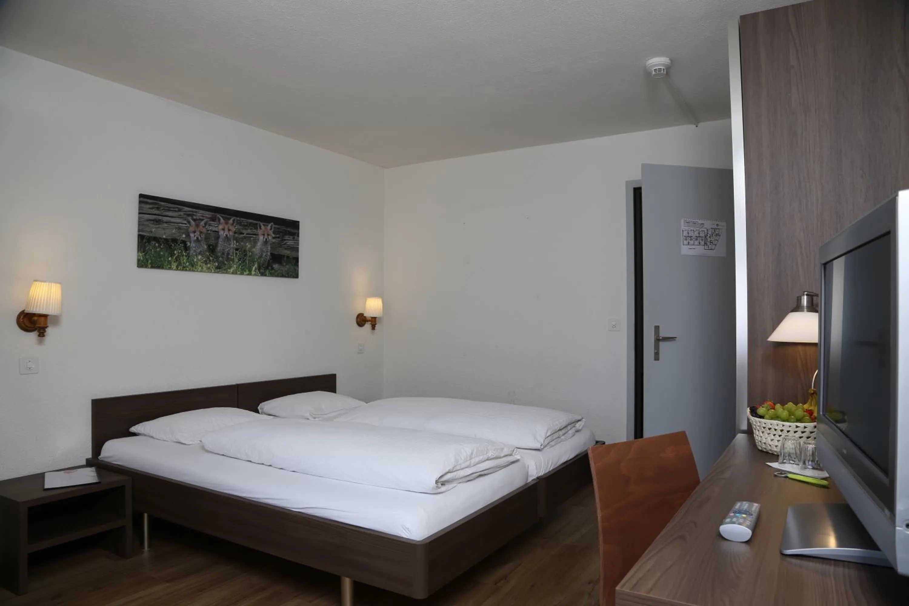 Bed in Hotel Crystal Interlaken