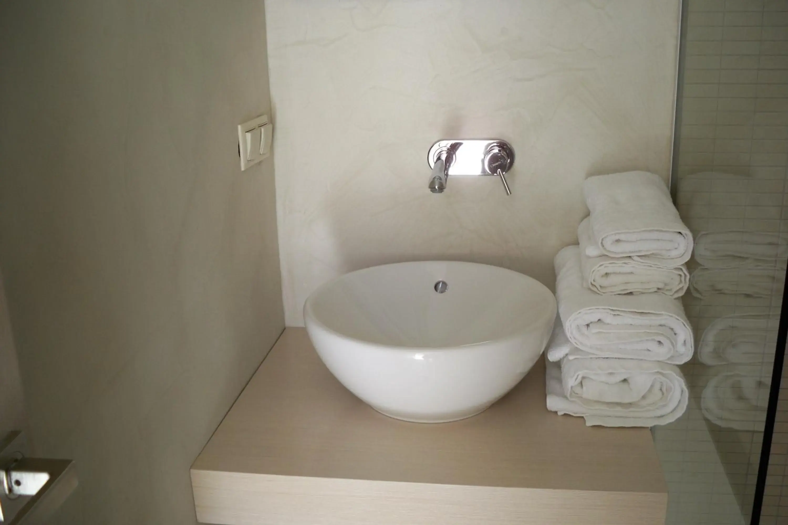 Bathroom in Aphrodite Samos Suites Bathroom in Aphrodite Samos Suites