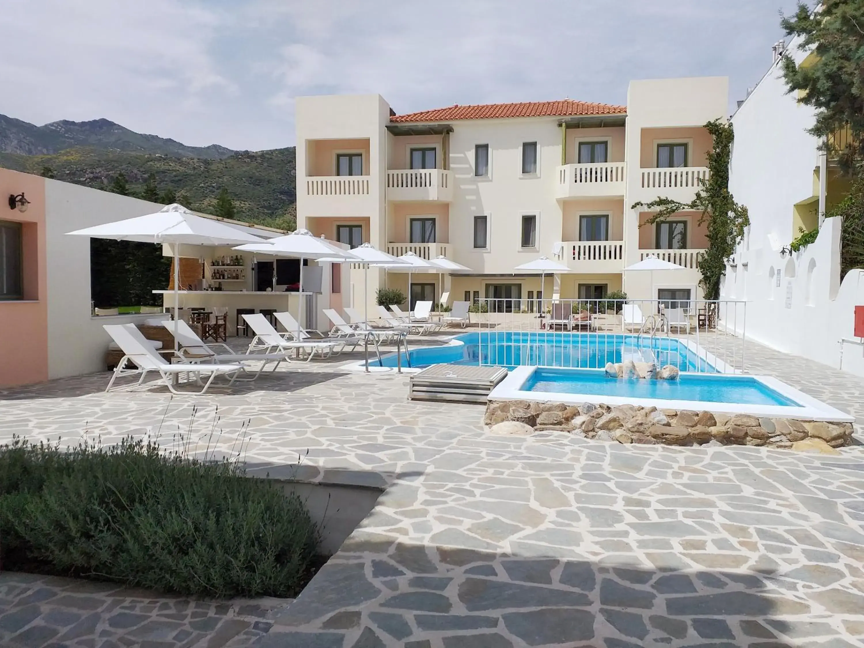 Property building in Aphrodite Samos Suites Property building in Aphrodite Samos Suites
