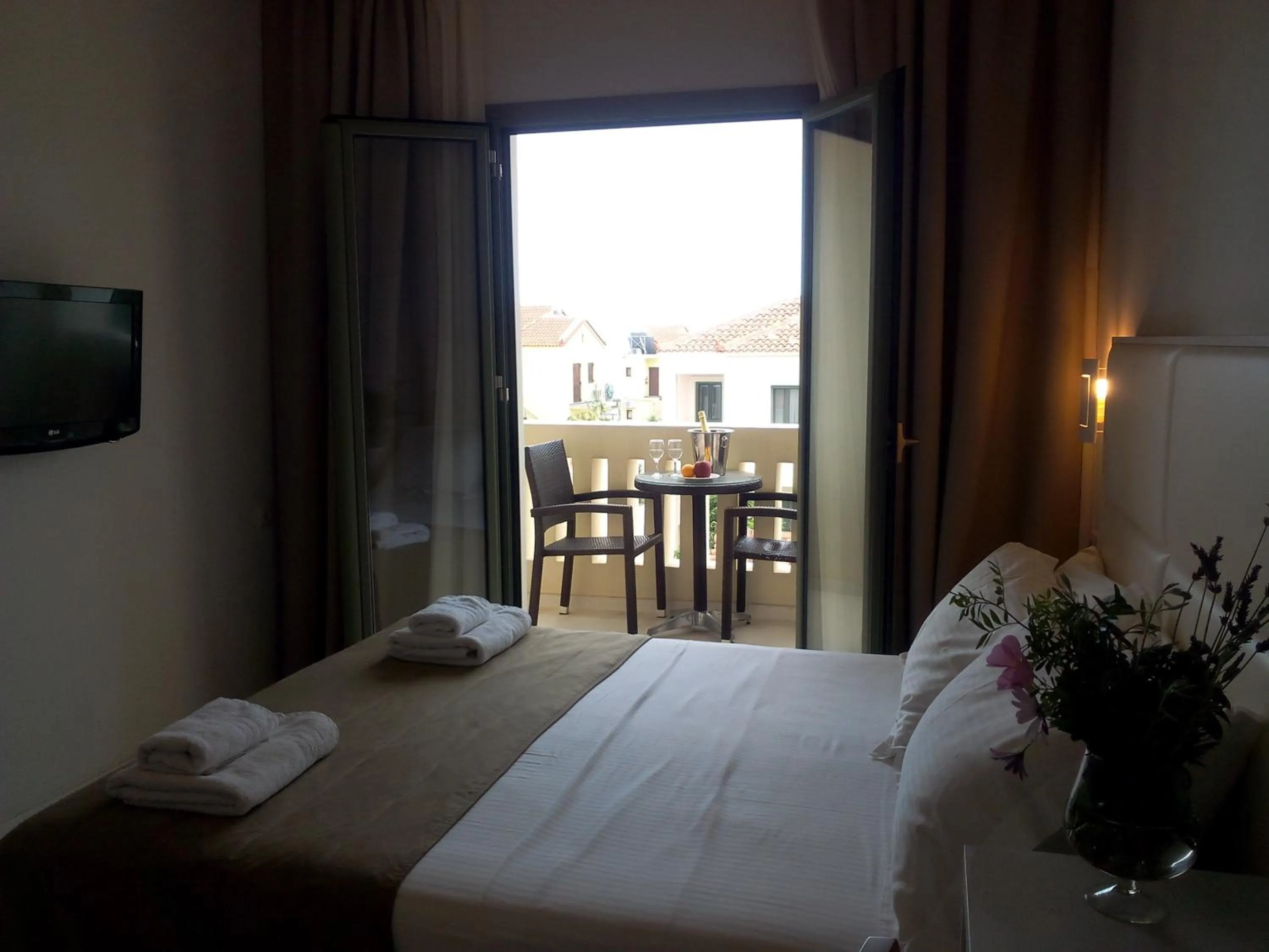 View (from property/room), Bed in Aphrodite Samos Suites