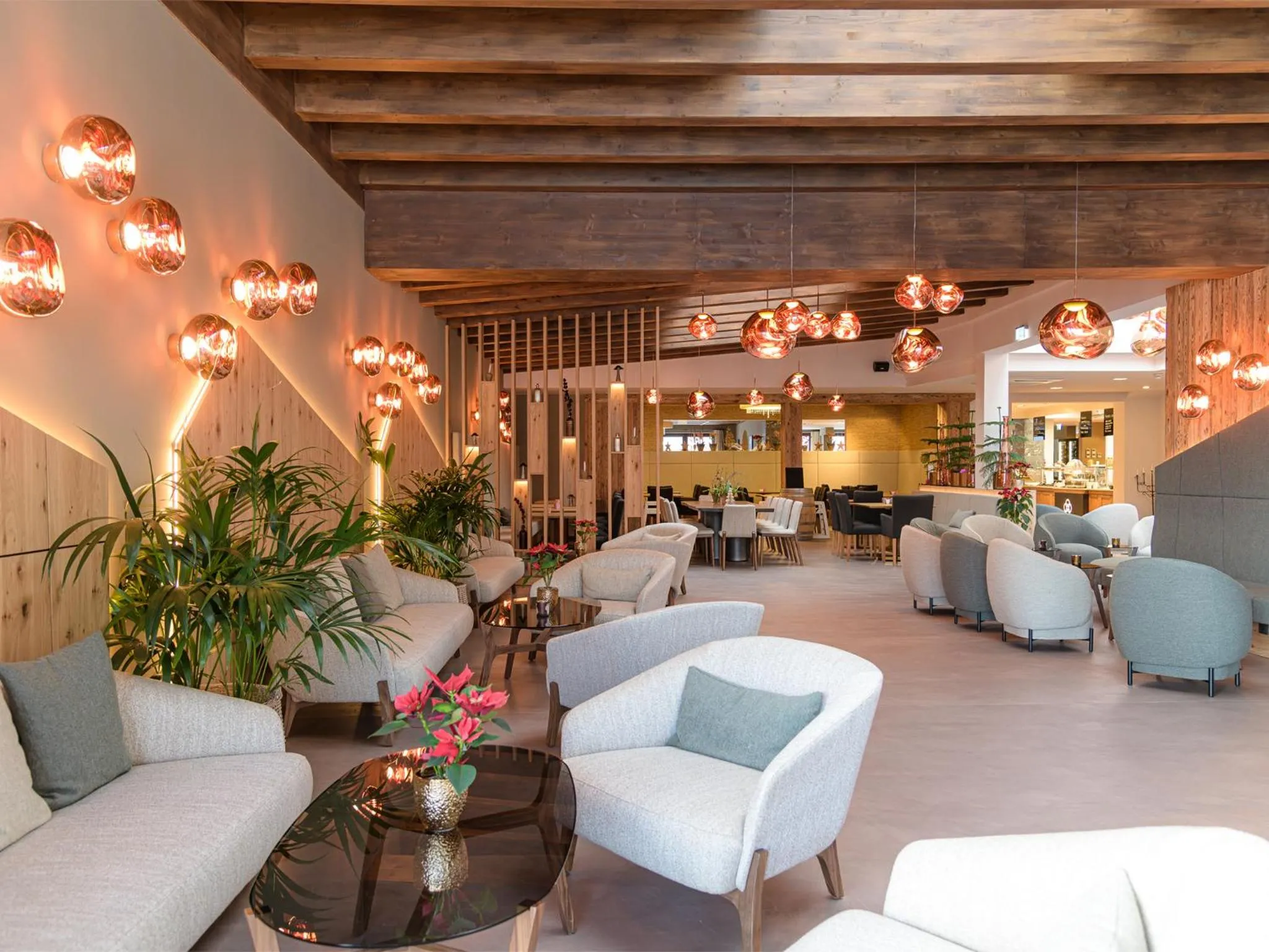 Lobby or reception in Alpinresort ValSaa - Sport & Spa