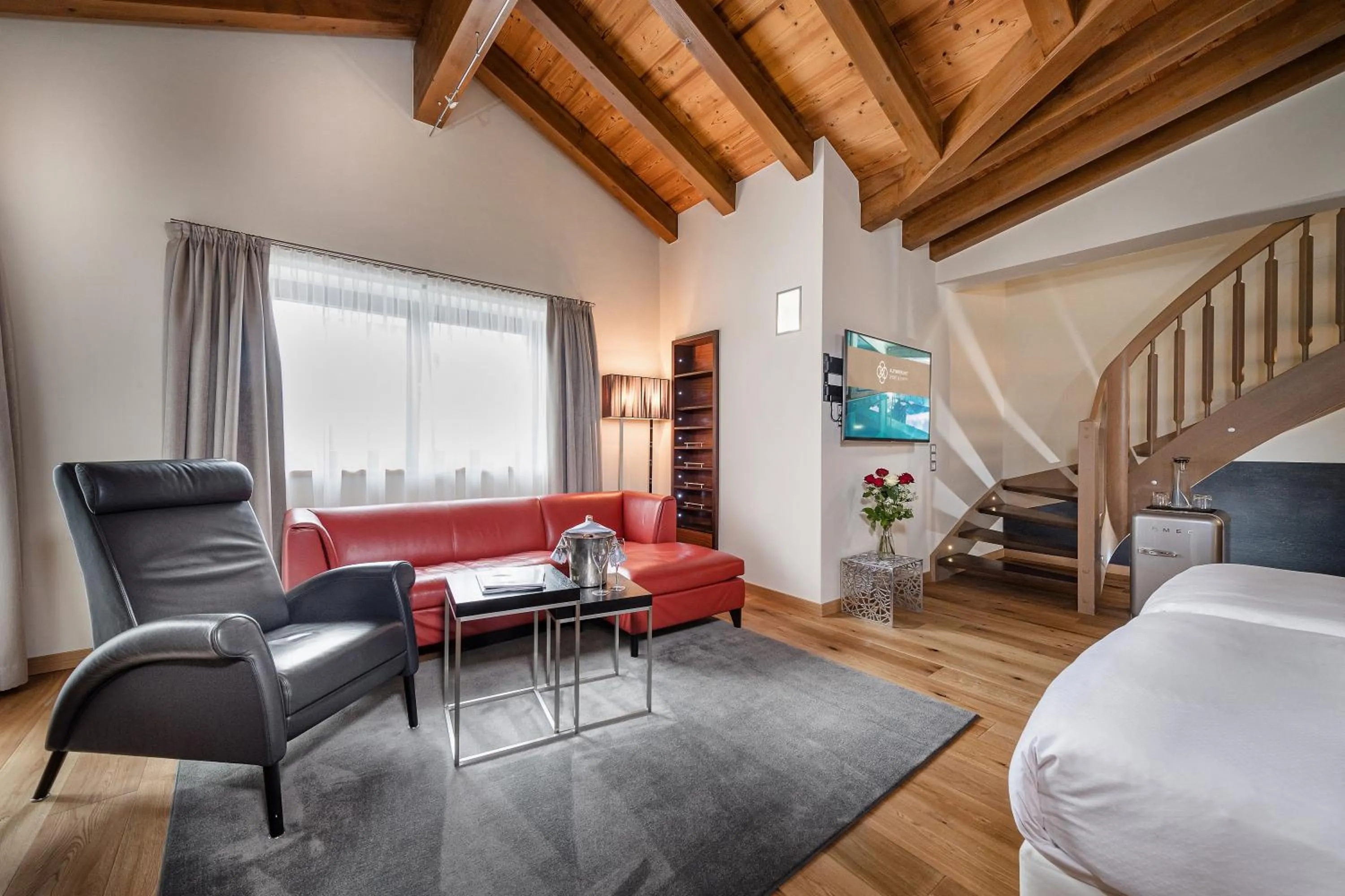 Photo of the whole room, Bed in Alpinresort ValSaa - Sport & Spa