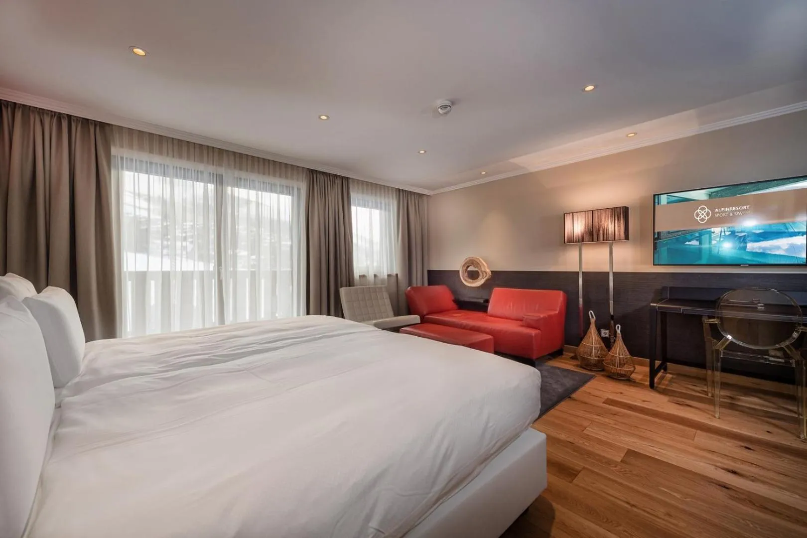 Bed in Alpinresort ValSaa - Sport & Spa