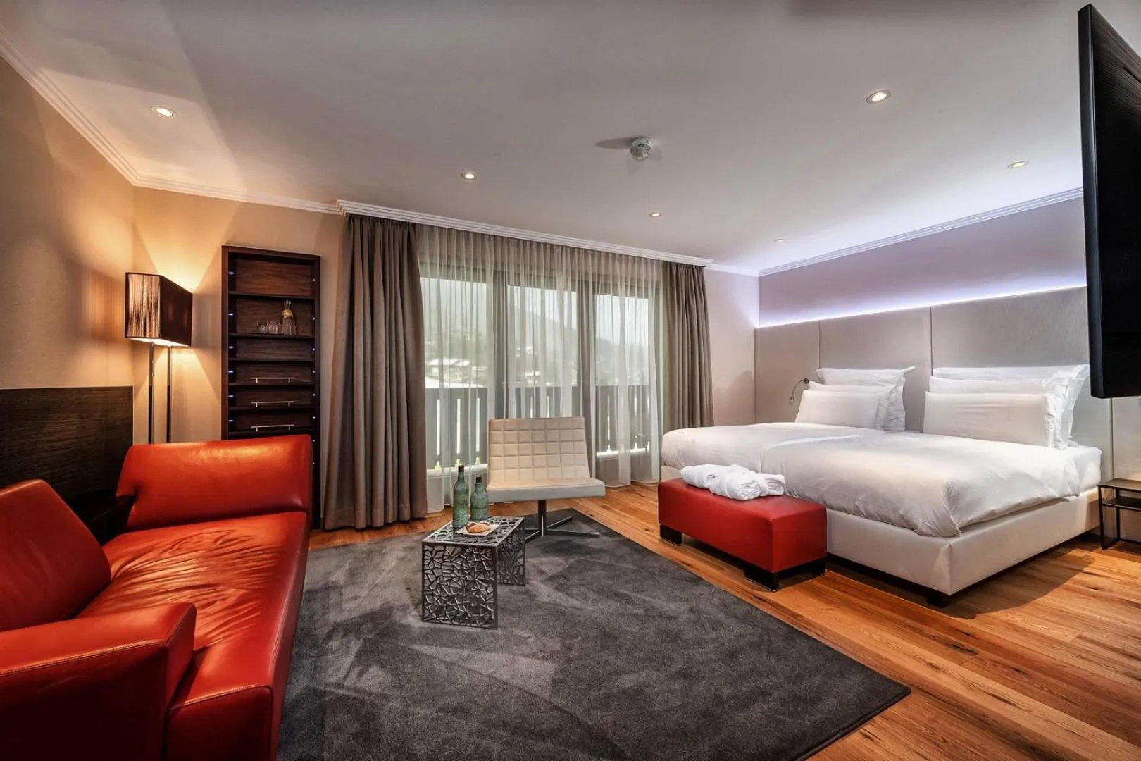 Bed in Alpinresort ValSaa - Sport & Spa