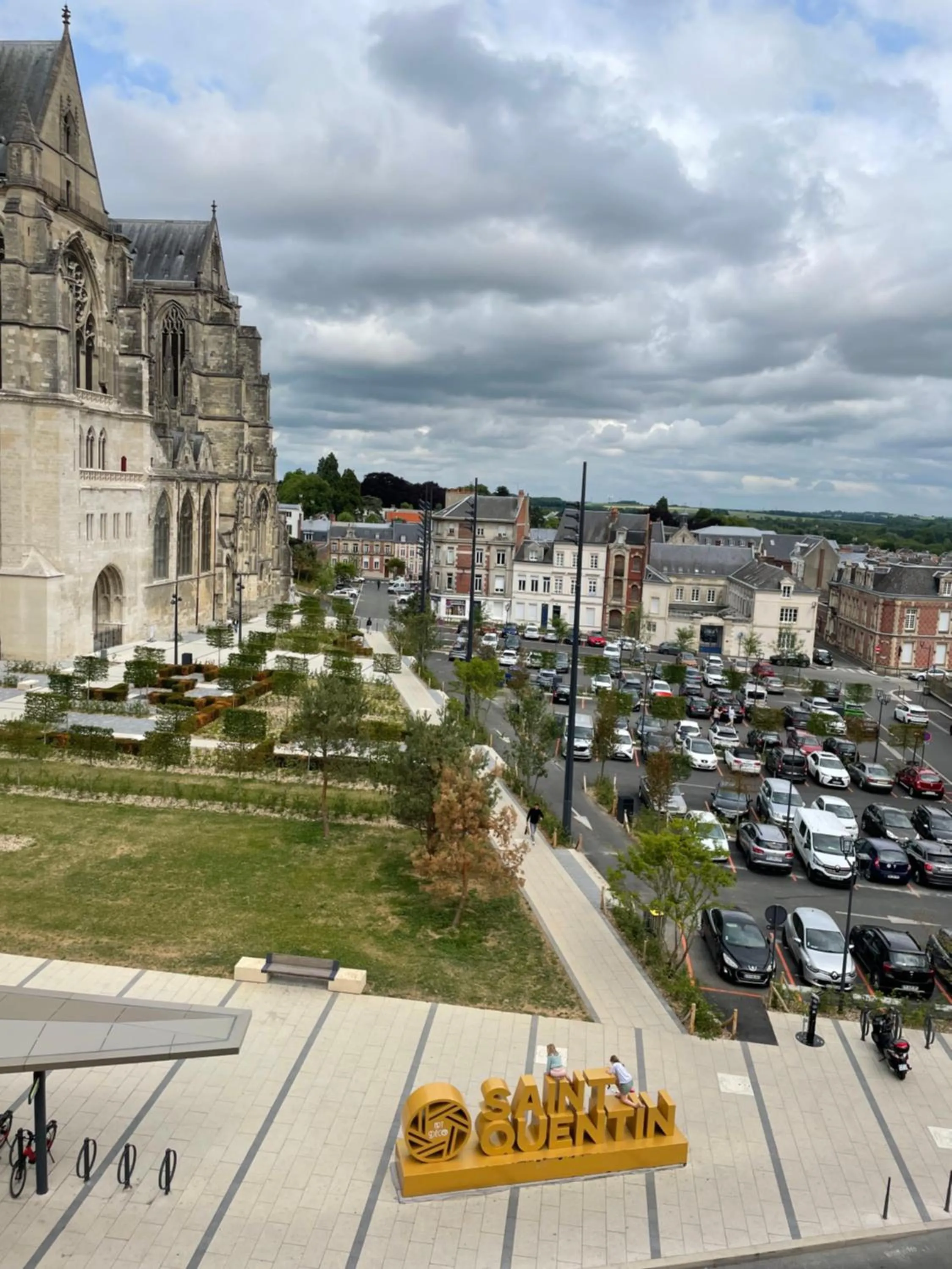 View (from property/room) in ibis Saint Quentin Basilique