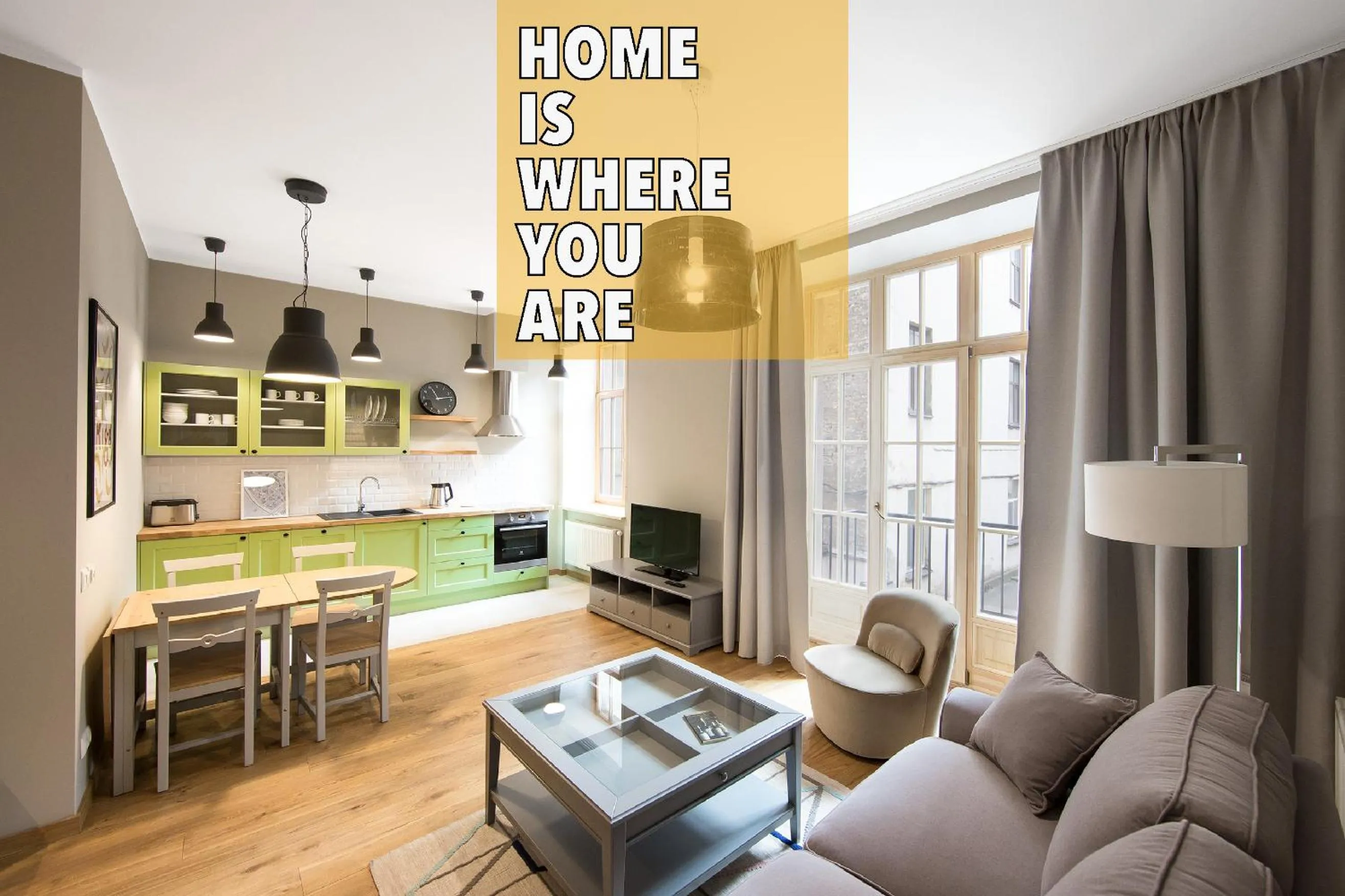 Living room in Riga Lux Apartments - Skolas