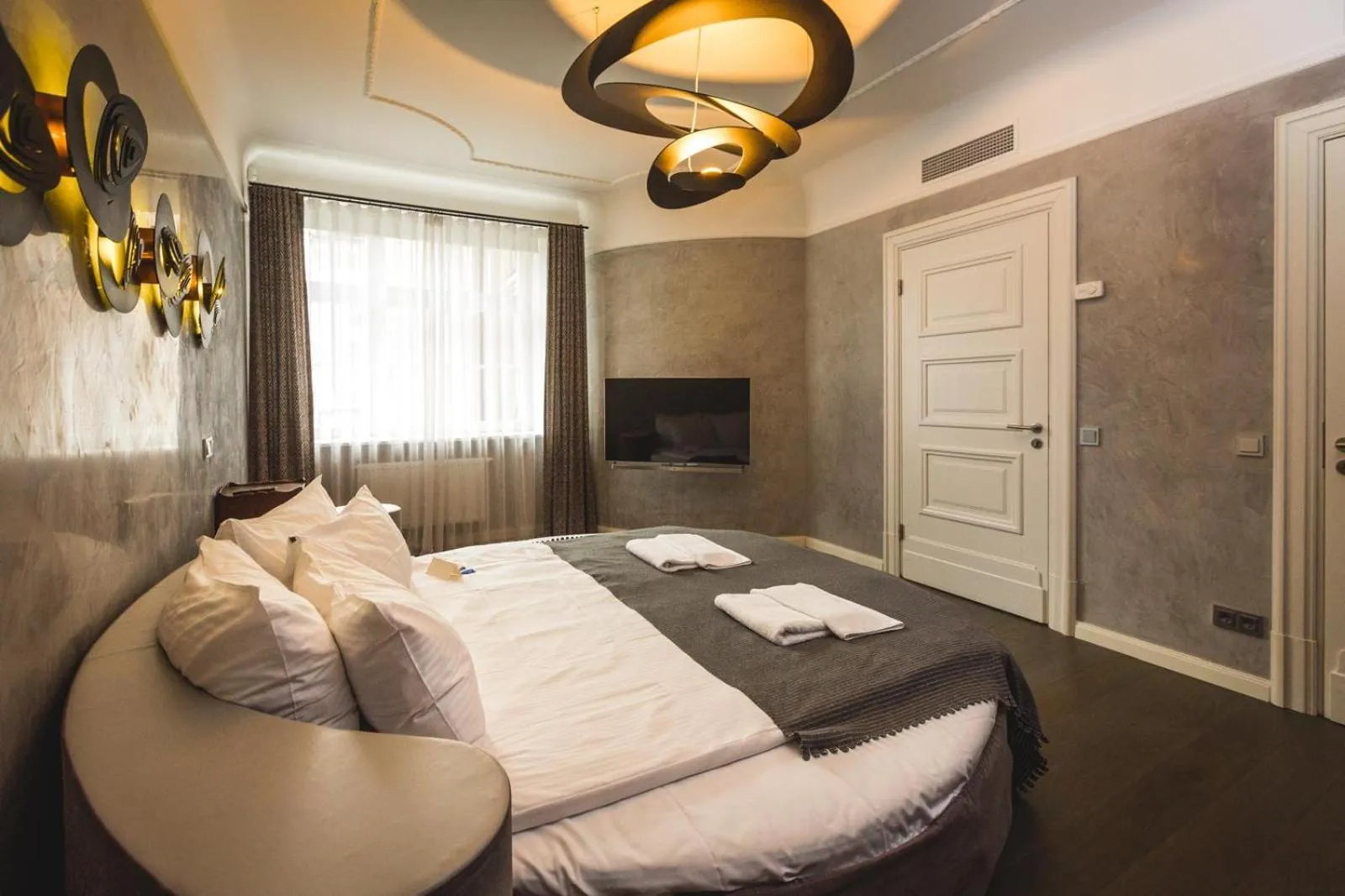 Bed in Riga Lux Apartments - Skolas