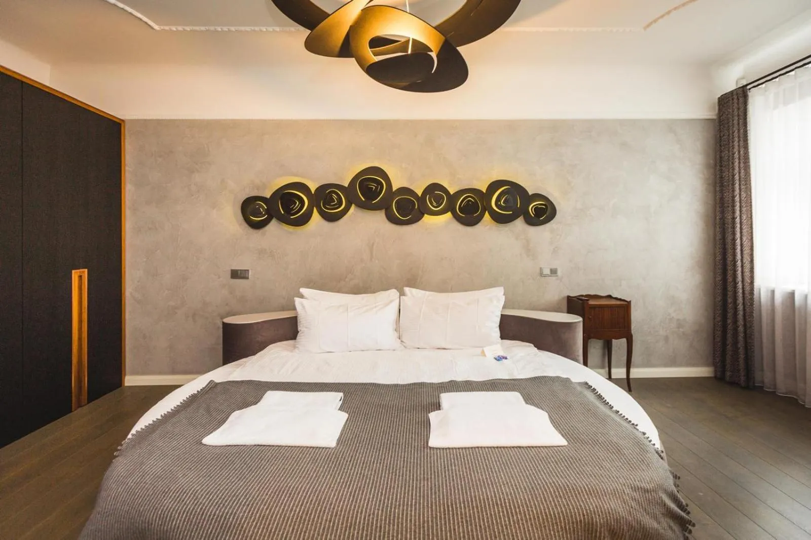 Bed in Riga Lux Apartments - Skolas