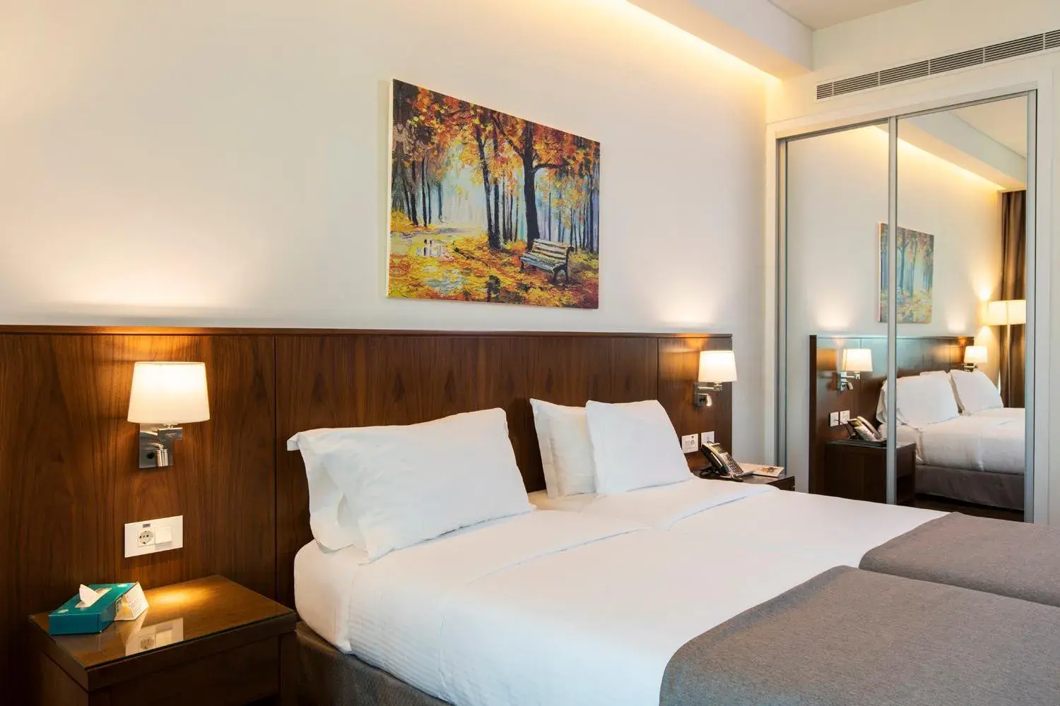 Bed in Citea Apart Hotel Bed in Citea Apart Hotel