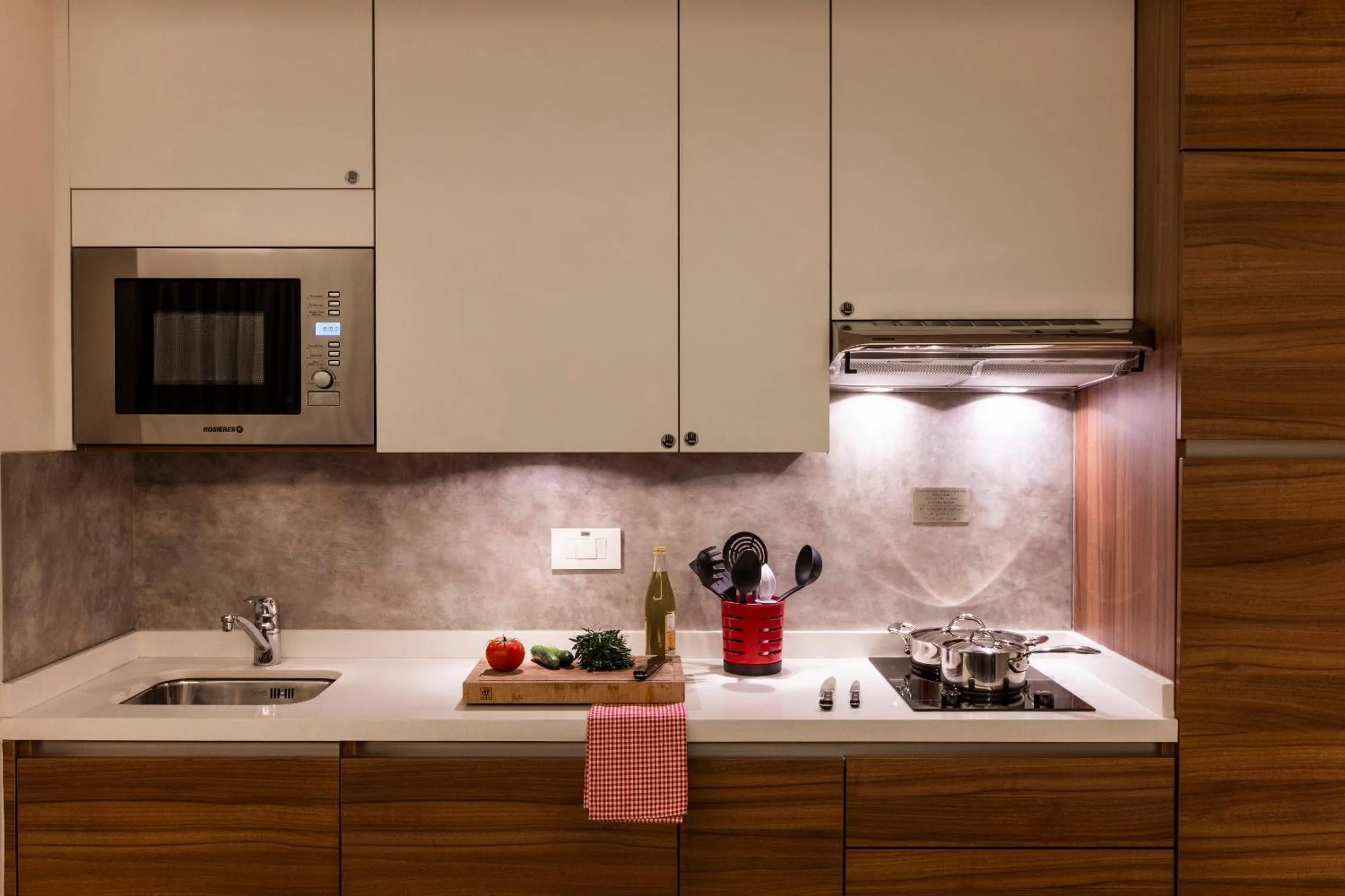 Kitchen or kitchenette in Citea Apart Hotel