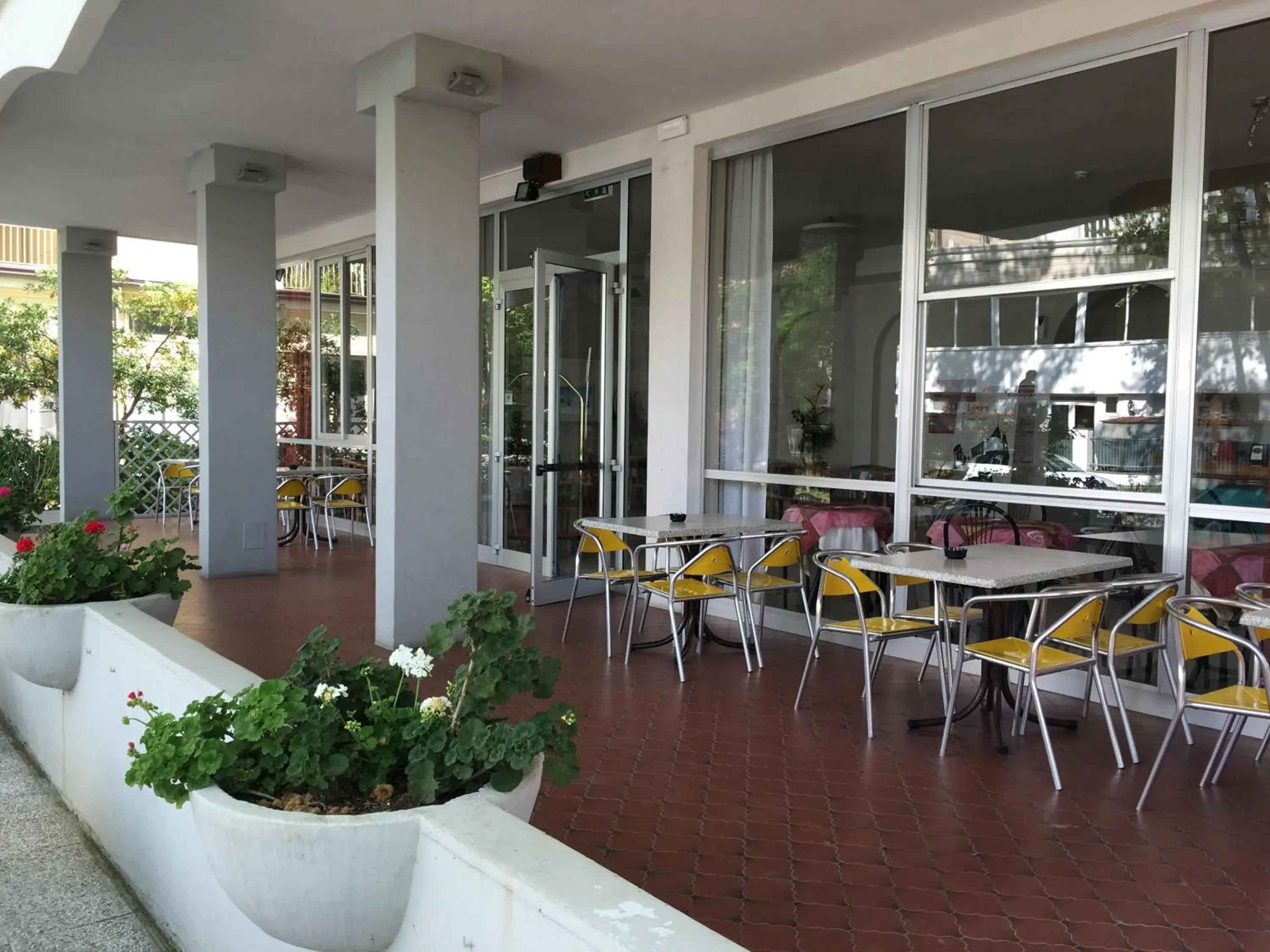 Patio in Hotel Admiral