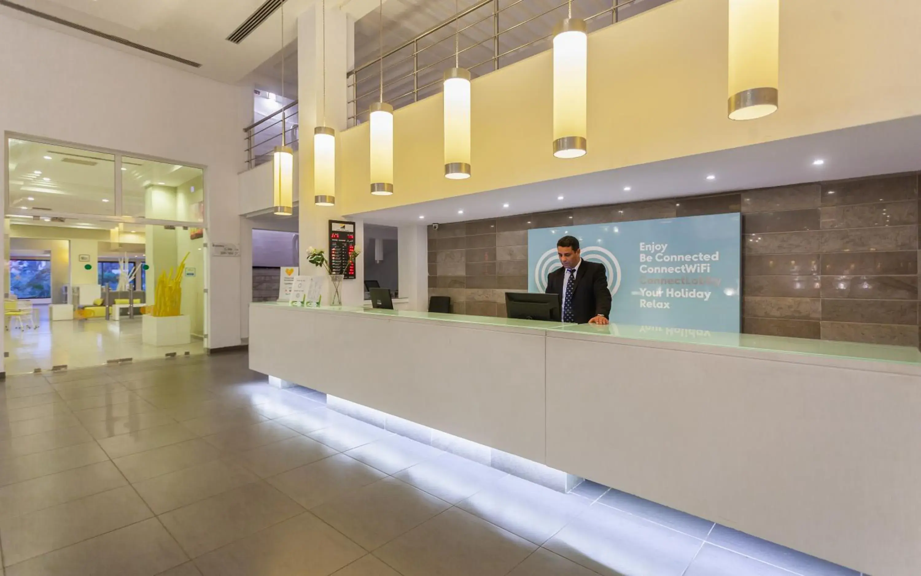 Lobby or reception in Djerba Aqua Resort Lobby or reception in Djerba Aqua Resort