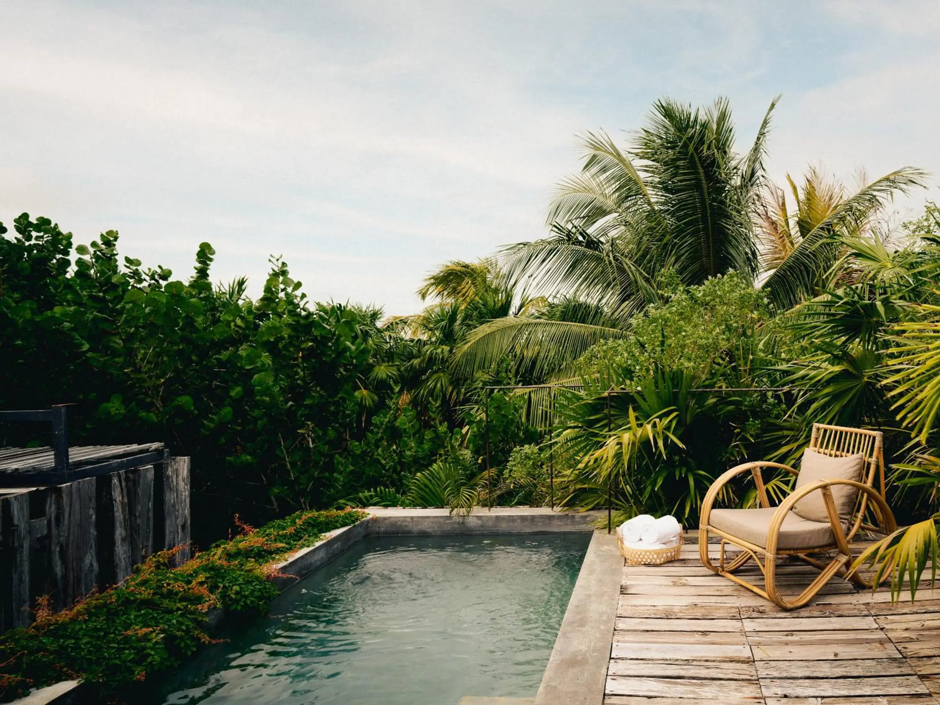 Swimming pool in BE Destination Tulum Swimming pool in BE Destination Tulum
