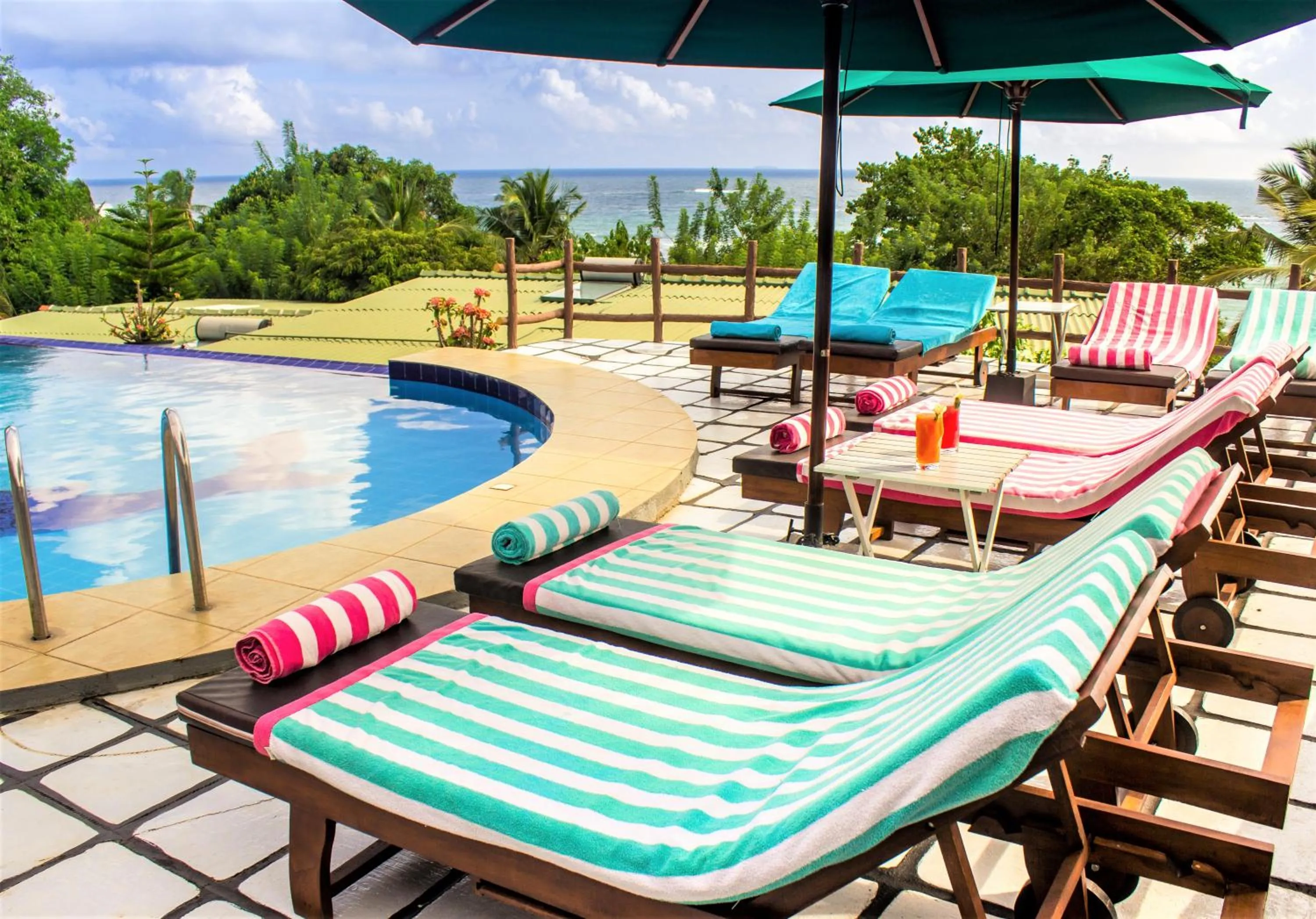 Pool view in Hotel Panorama
